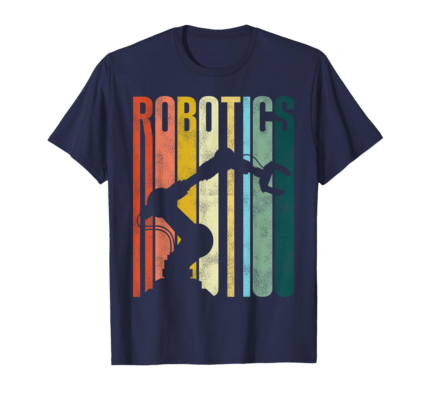 Robot Robotics Engineer Retro Vintage Robotics T-Shirt
