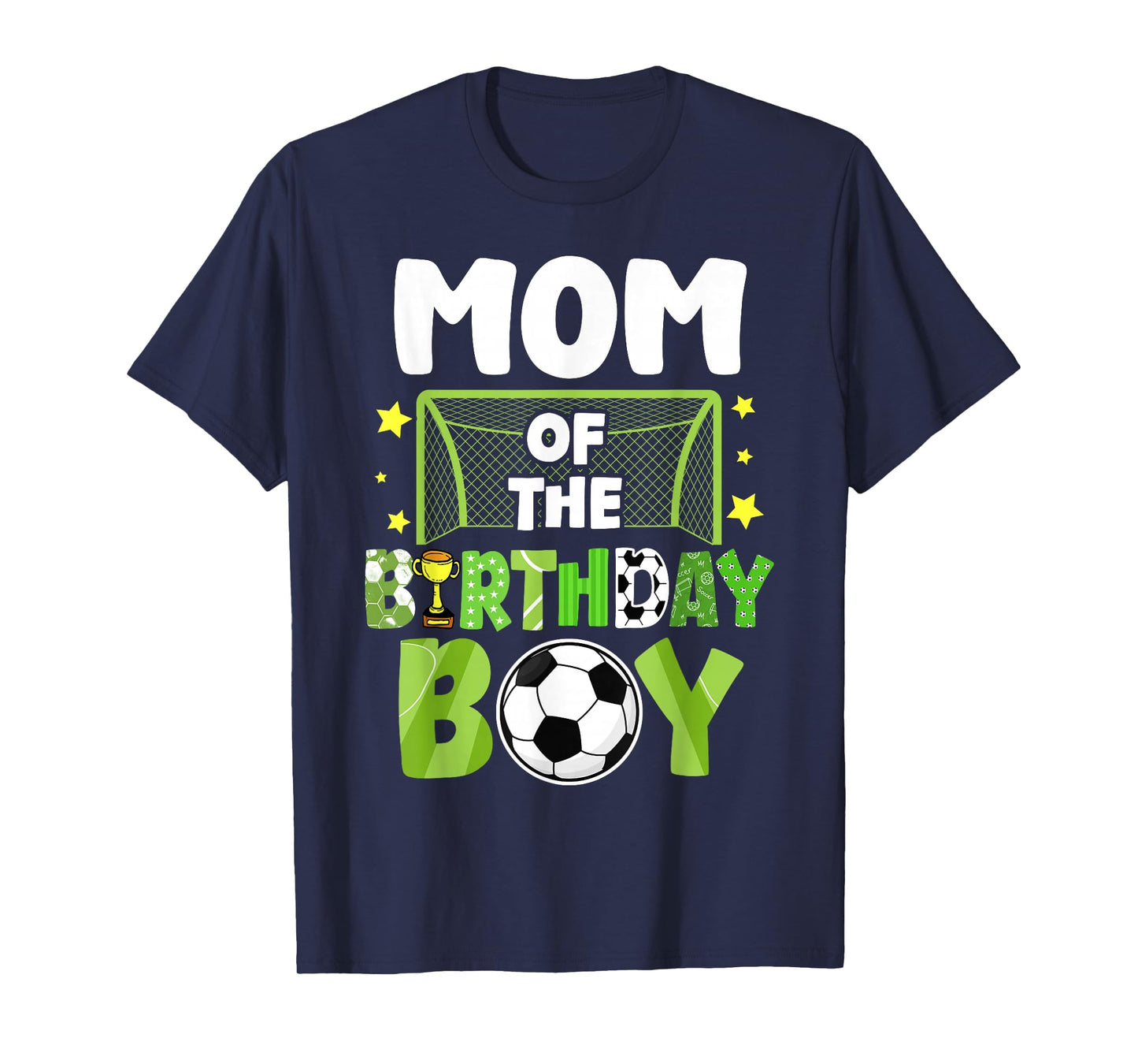 Soccer Mom Birthday Boy Party Soccer Family Matching T-Shirt