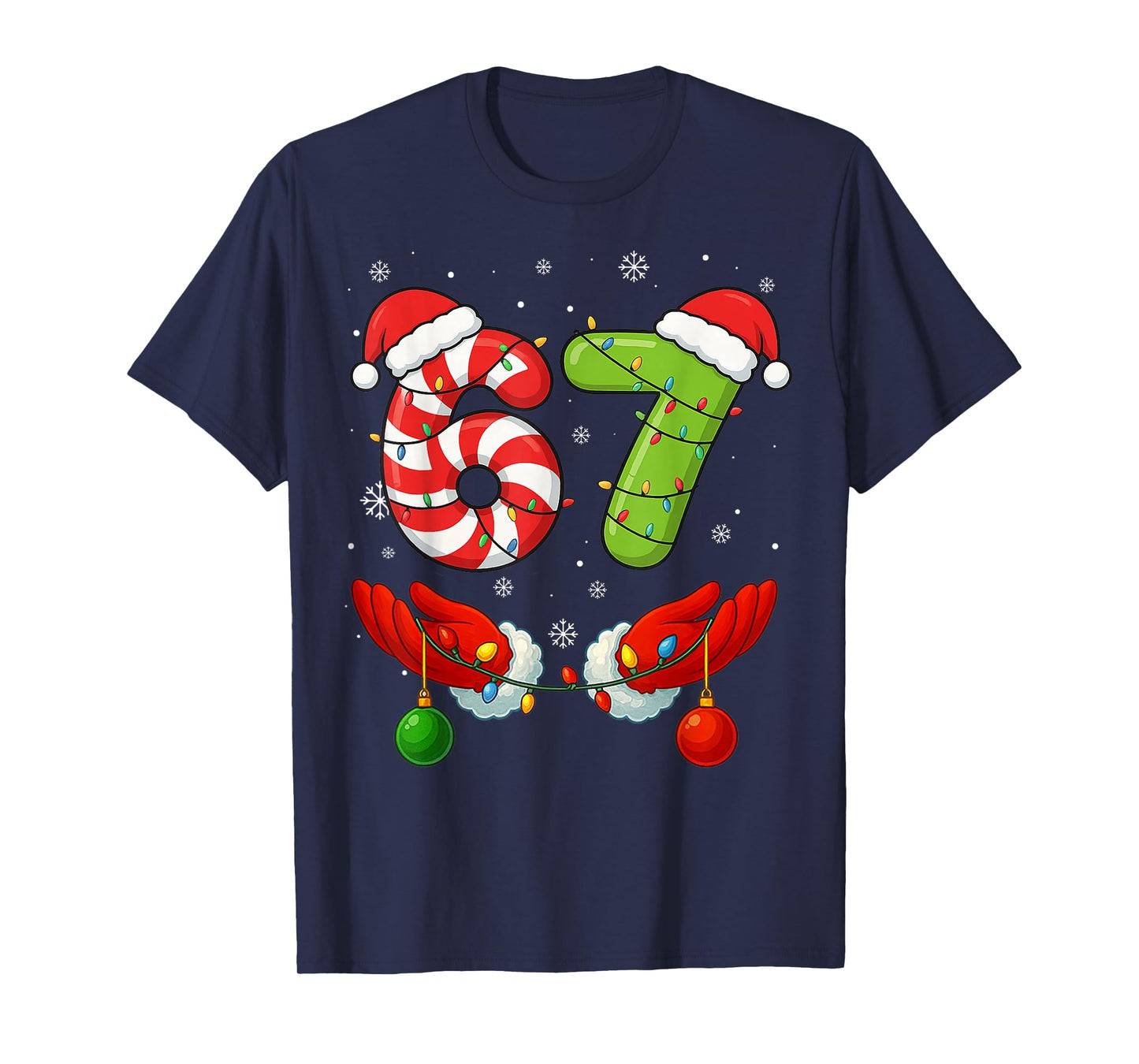Funny Six Seven 6 7 Meme Kids Women Men Boys Girls Christmas T-Shirt