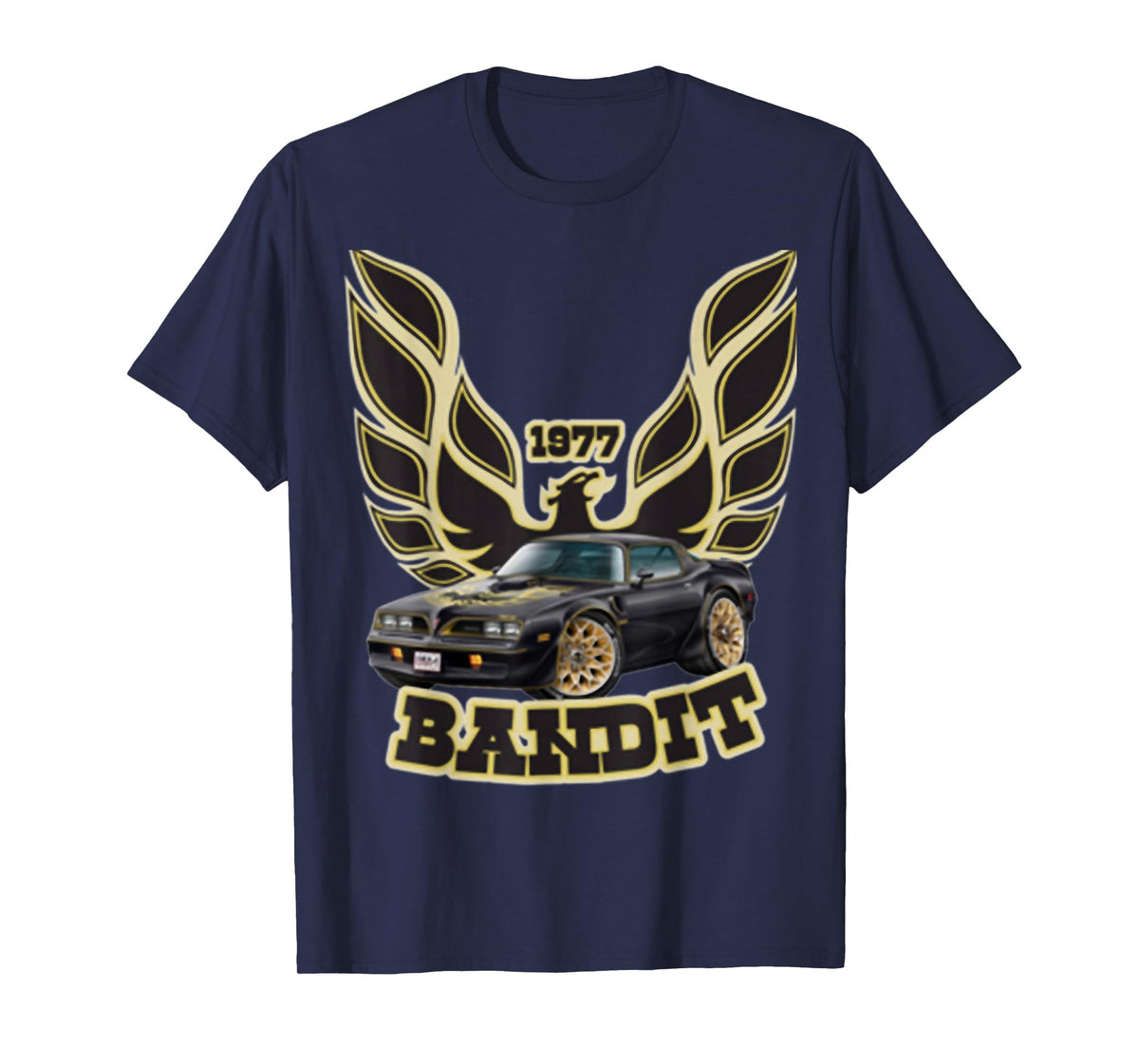 1977 77 trans am vintage black car MUSCLE CARS 70s CLASSIC T-Shirt