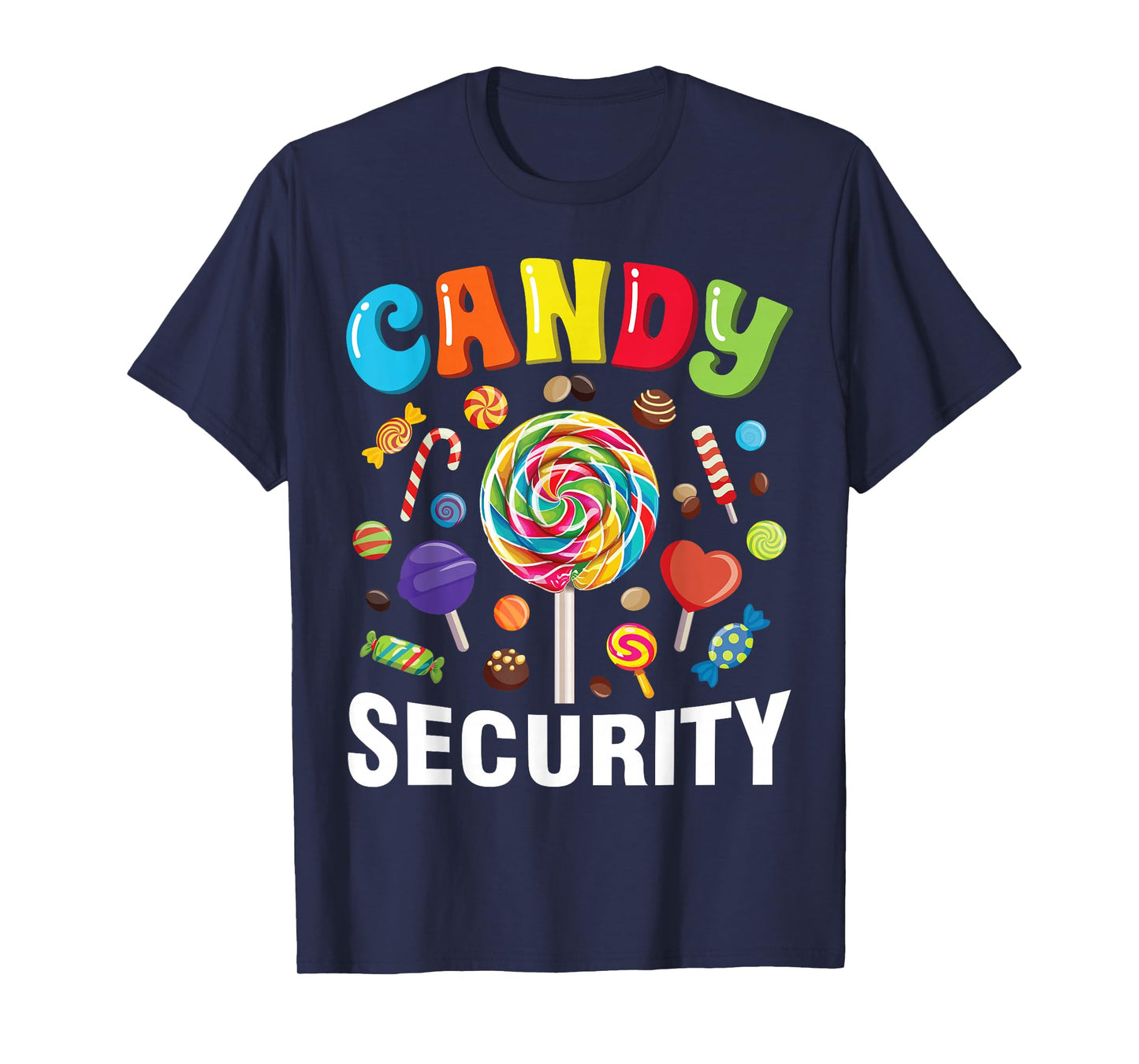 Candy Security Funny Halloween Costume T-Shirt