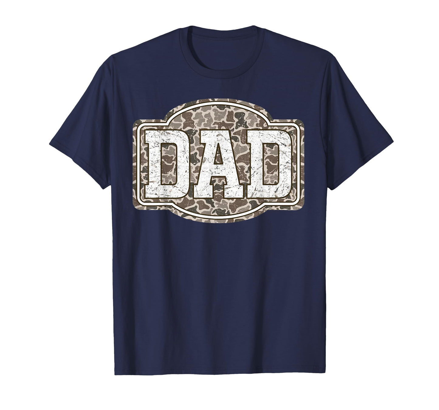 Retro Old Camo Dad Camouflage Hunting Season Father's Day T-Shirt