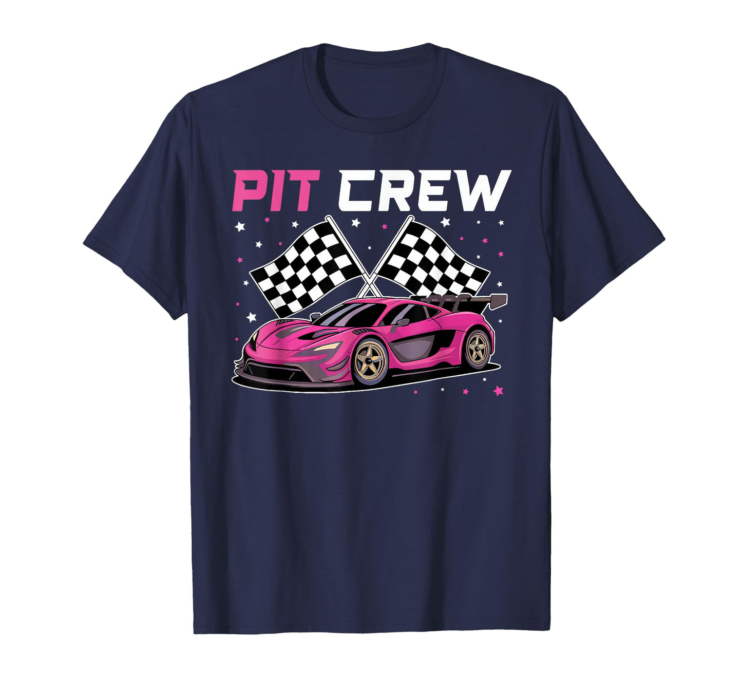 Pit Crew Family Racing Birthday Race Car Boys Youth Kids T-Shirt