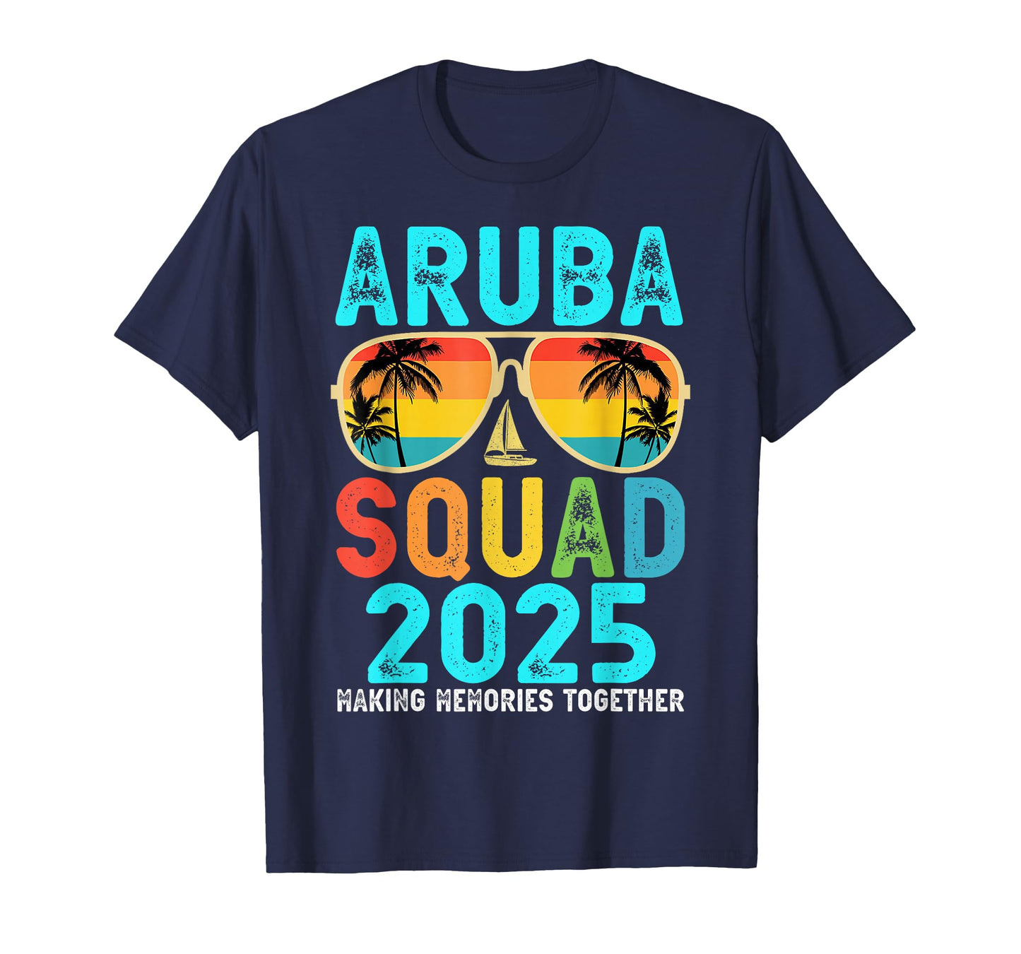 Aruba Squad 2025 Vacation Friends Family Matching Group T-Shirt