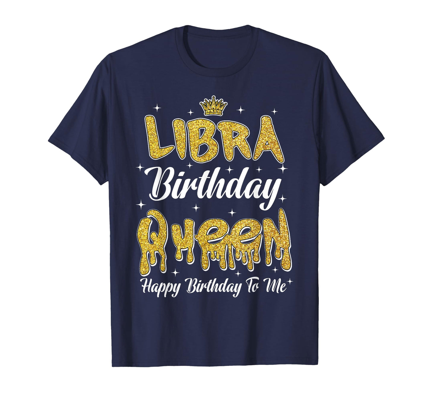 Libra Birthday Queen It's My Birthday Women Girl Zodiac T-Shirt