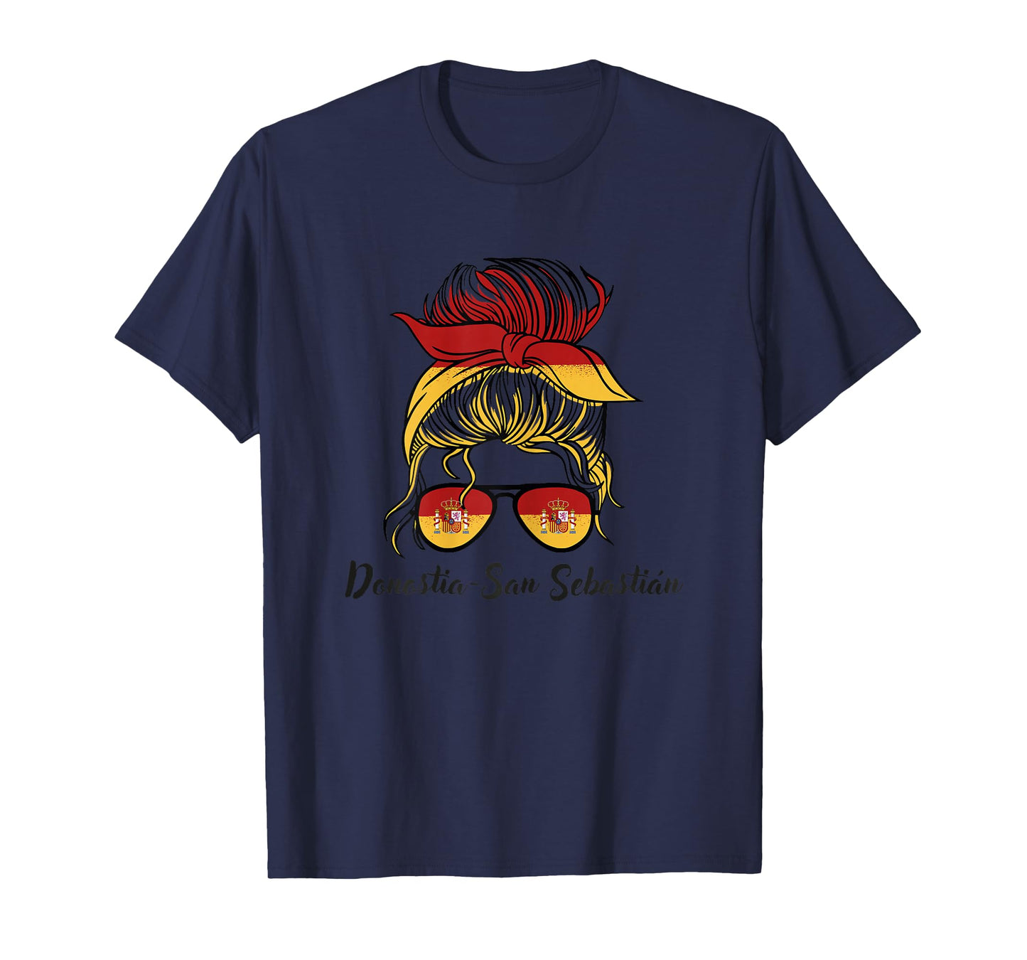 Donostia-San Sebastián Girl, Spanish Flag Spain T-Shirt