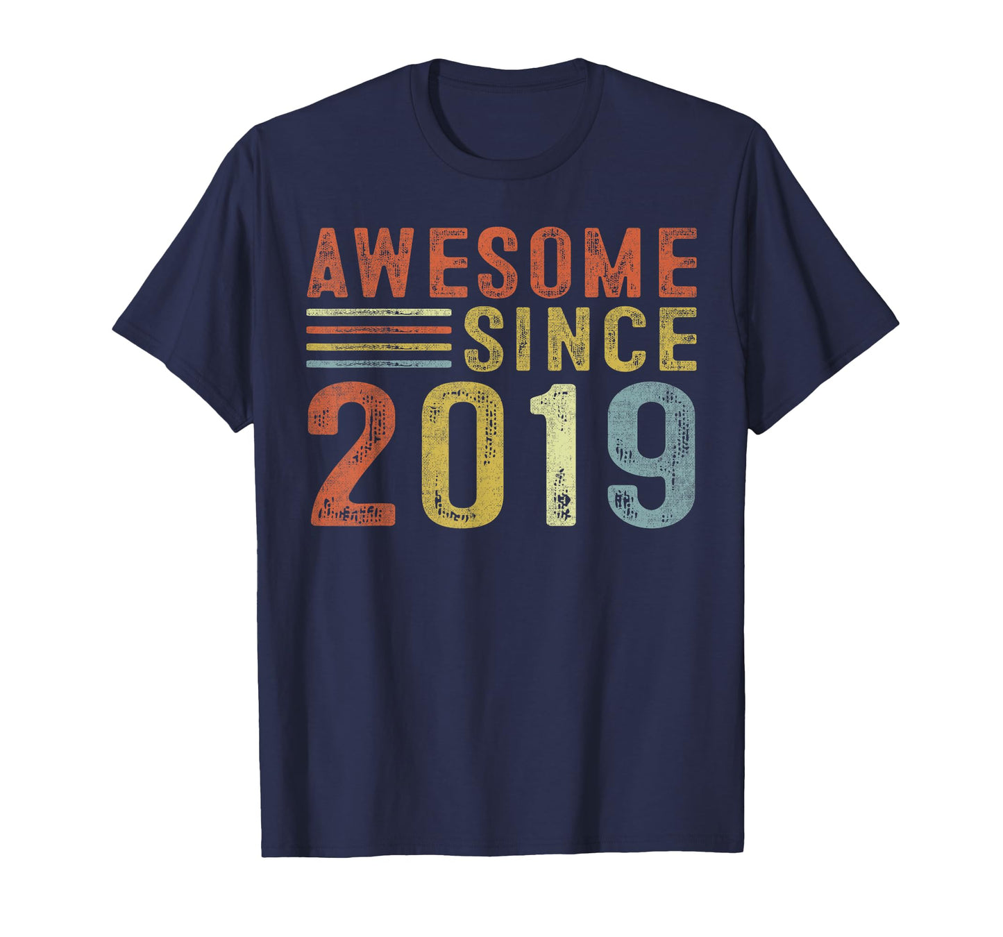 Awesome Since 2019 Vintage Style Born in 2019 Birthday Gifts T-Shirt