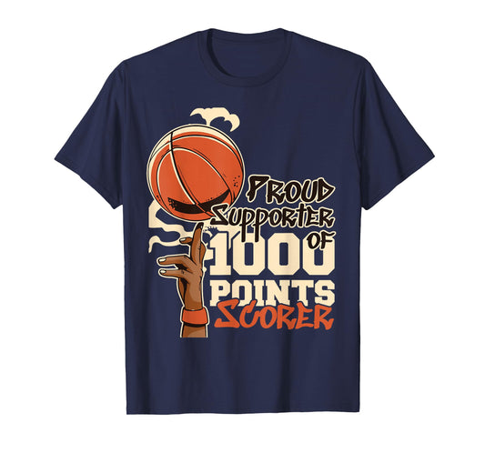 1000 Points Basketball Scorer Basketball Player Supporter T-Shirt