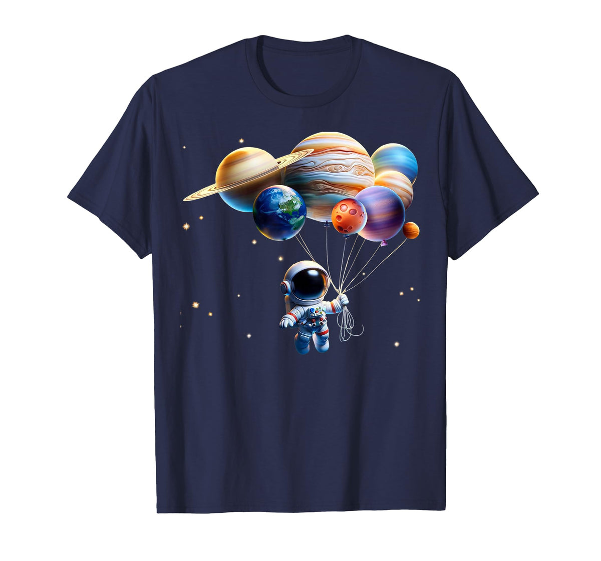 Funny Astronaut Planets gift Men Women kids astronomy space T-Shirt