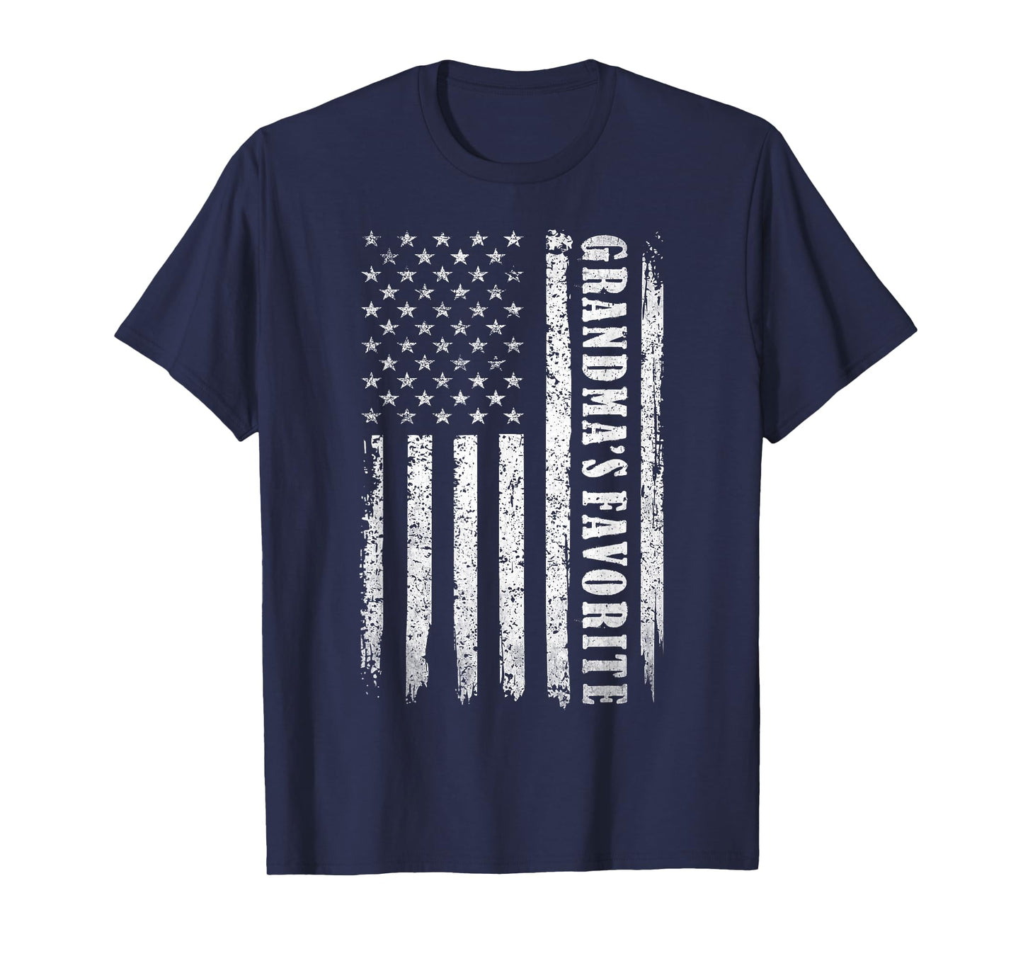 Funny Grandmas Favorite USA Flag T-Shirt
