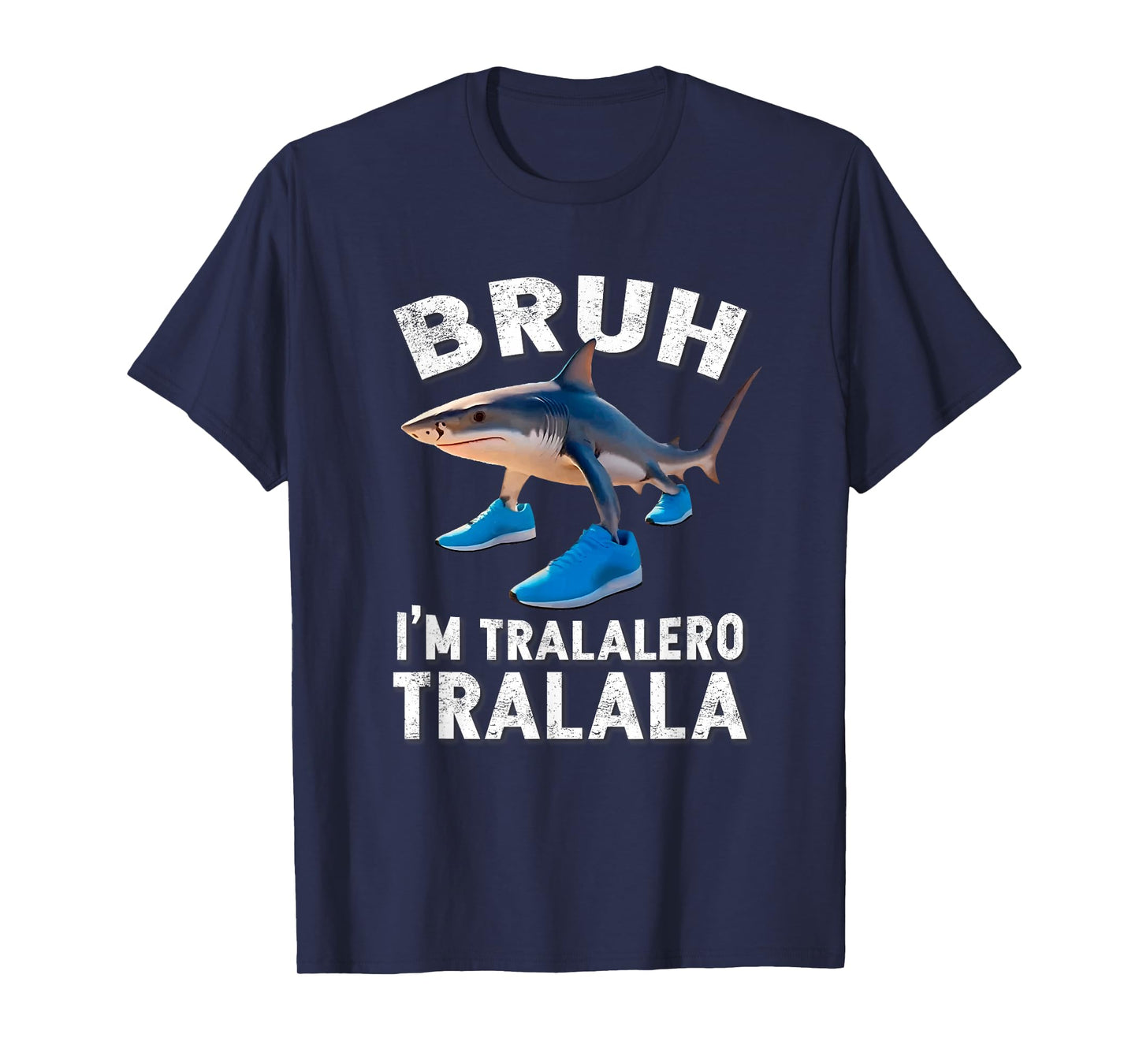 Funny Meme Lazy Halloween Costume Bruh I'm Tralalero Tralala T-Shirt