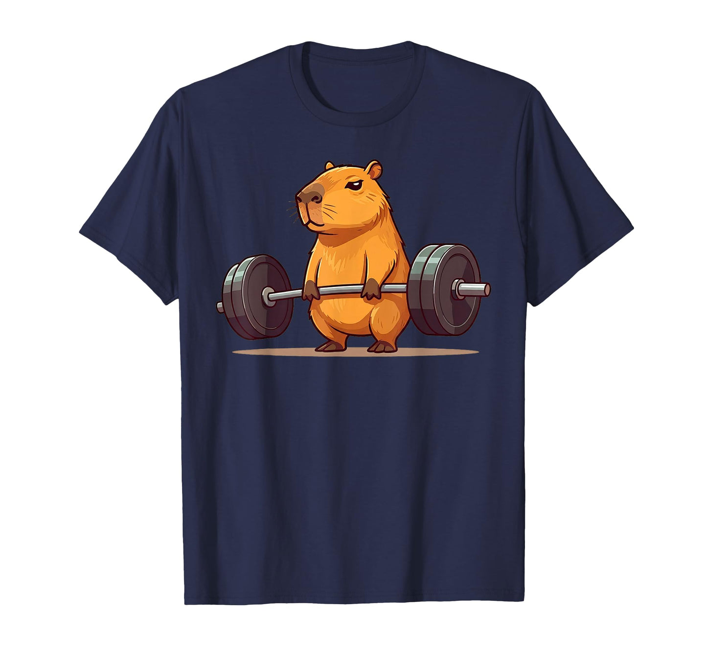 Deadlift Capybara Funny Fitness Capy Lover Men Women Kids T-Shirt