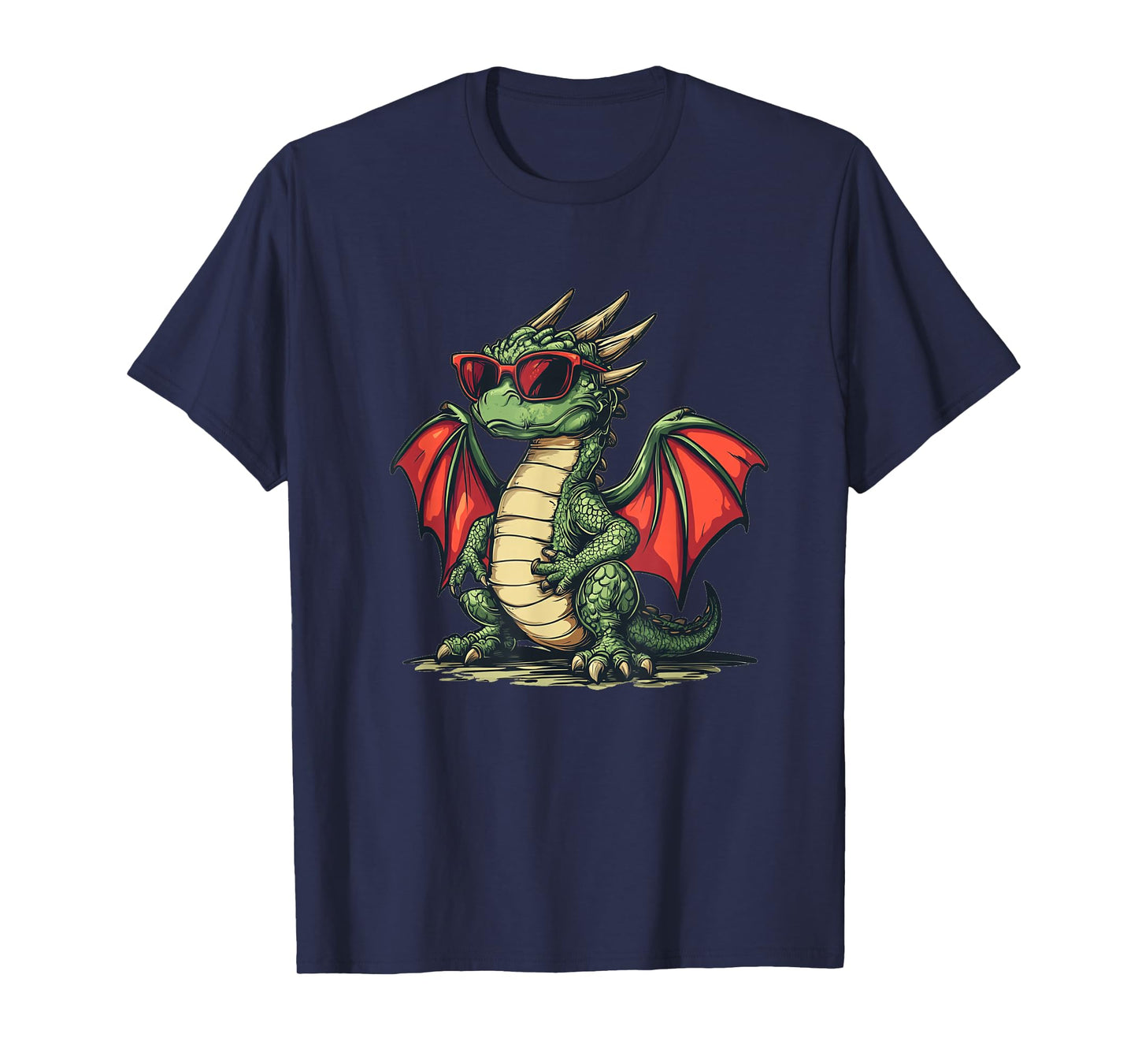 Epic Statement with this Dragon in Bold Shades T-Shirt