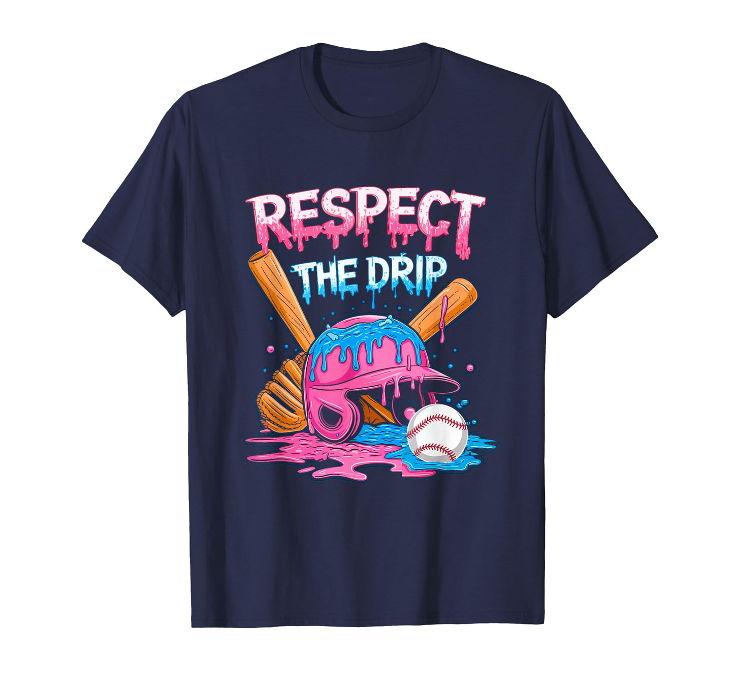 Respect The Drip Baseball Drip Boys Ice Cream Drip Youth T-Shirt