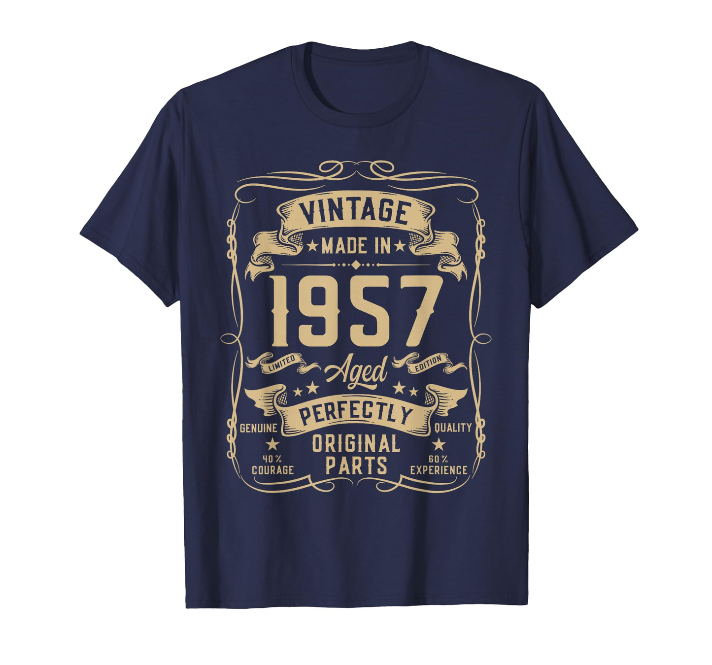 Vintage 1957 69yr 69th Birthday Gifts for Men 69 Years Old T-Shirt