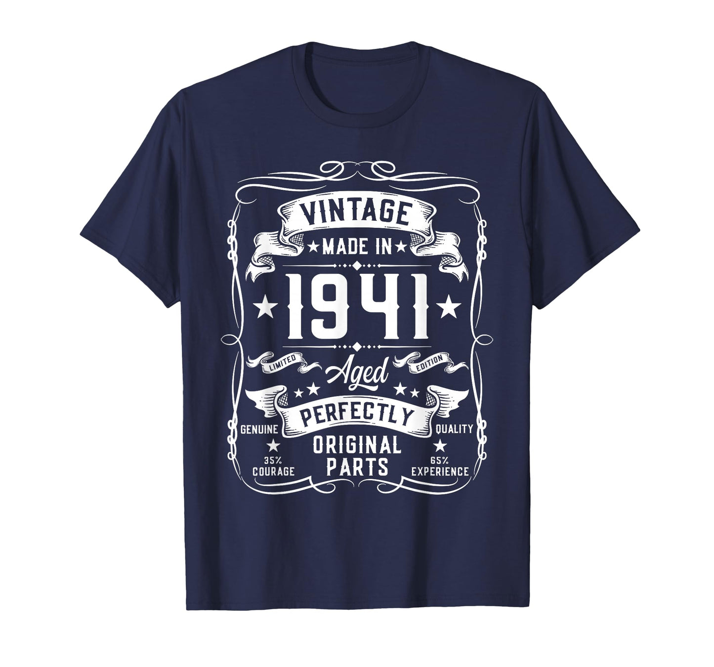 Vintage 1941 84 Years Old Gifts for Men 84yr 84th Birthday T-Shirt