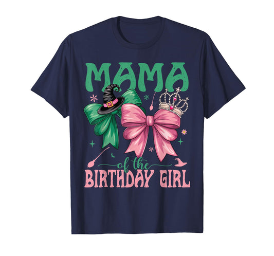 Mama of The Birthday Girl Matching Witch Family Bday Part T-Shirt