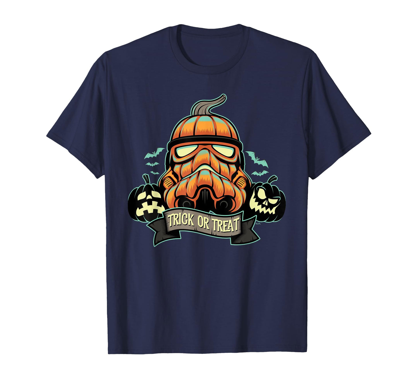 Star Wars Halloween Stormtrooper Jack-o’-Lantern Pumpkin T-Shirt