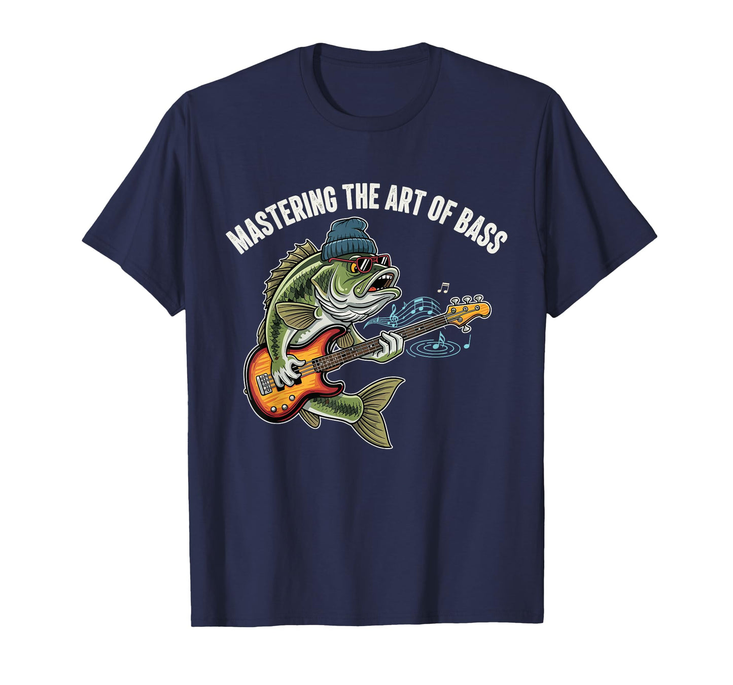 Bass Guitar and Fishing Combo, for Fisherman and Guitarist T-Shirt