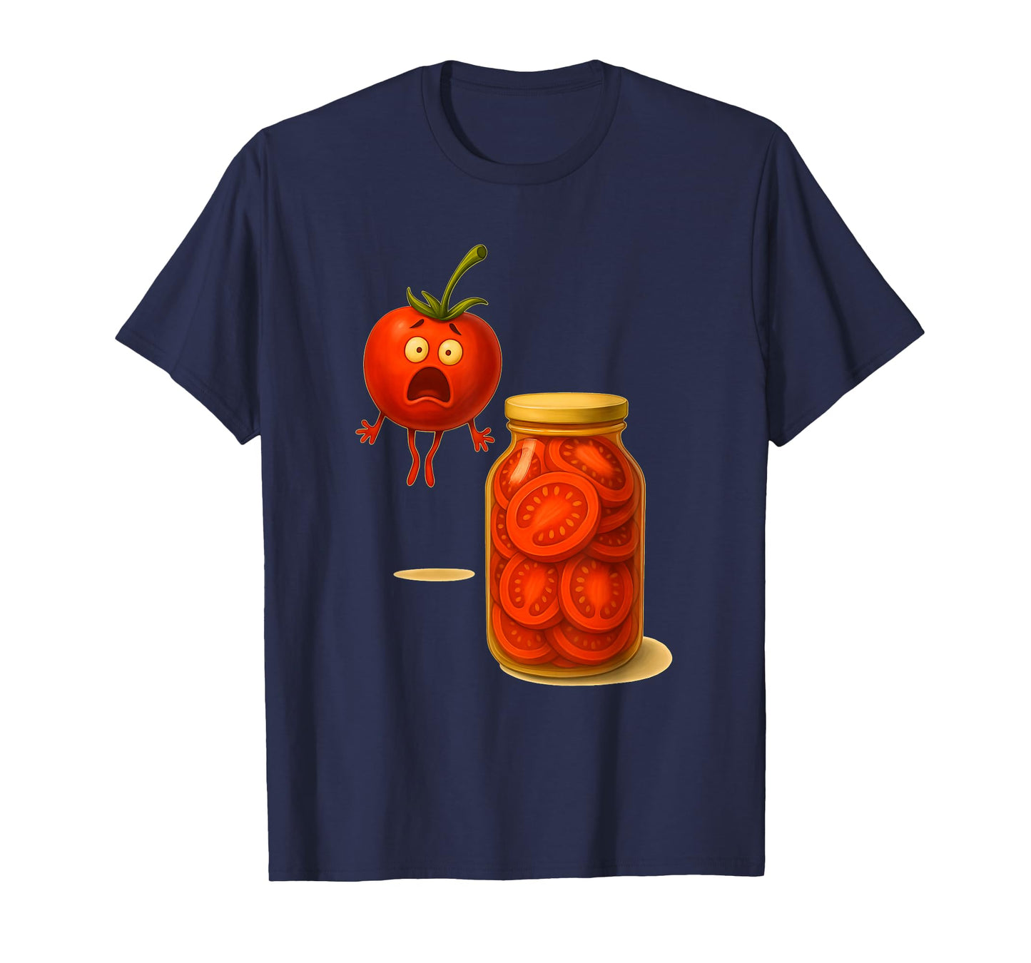 Funny Tomato Surprise A Jar Of Sliced Tomatoes T-Shirt
