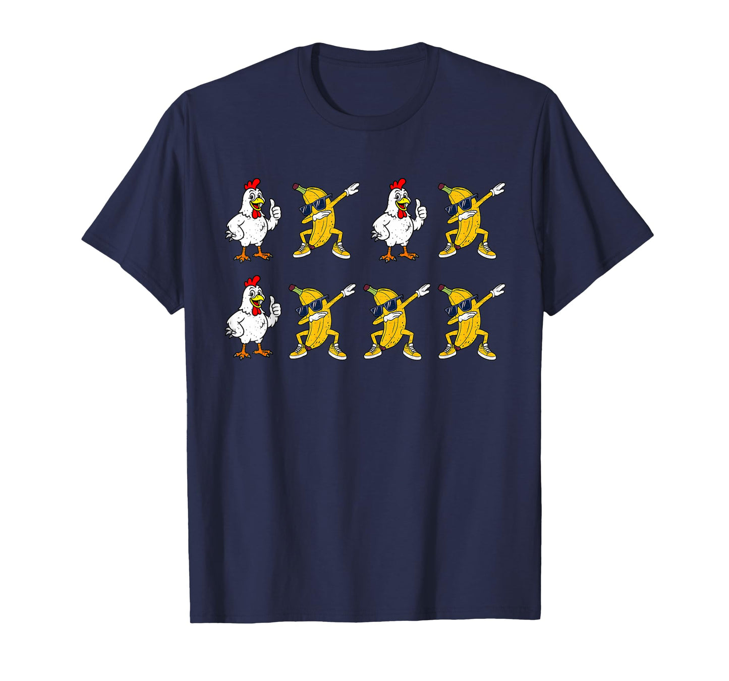 Chicken Banana Dance Dab Funny Dance Meme Kids Men Women T-Shirt