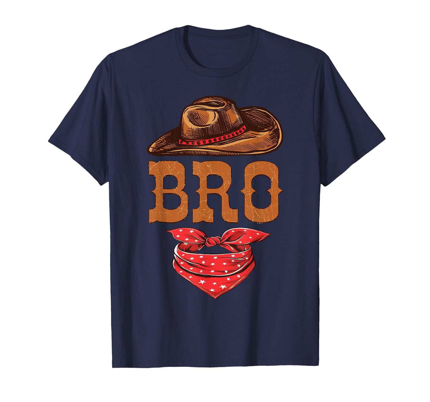 Bro Brother Western Birthday Cowboy Cowgirl Family Matching T-Shirt