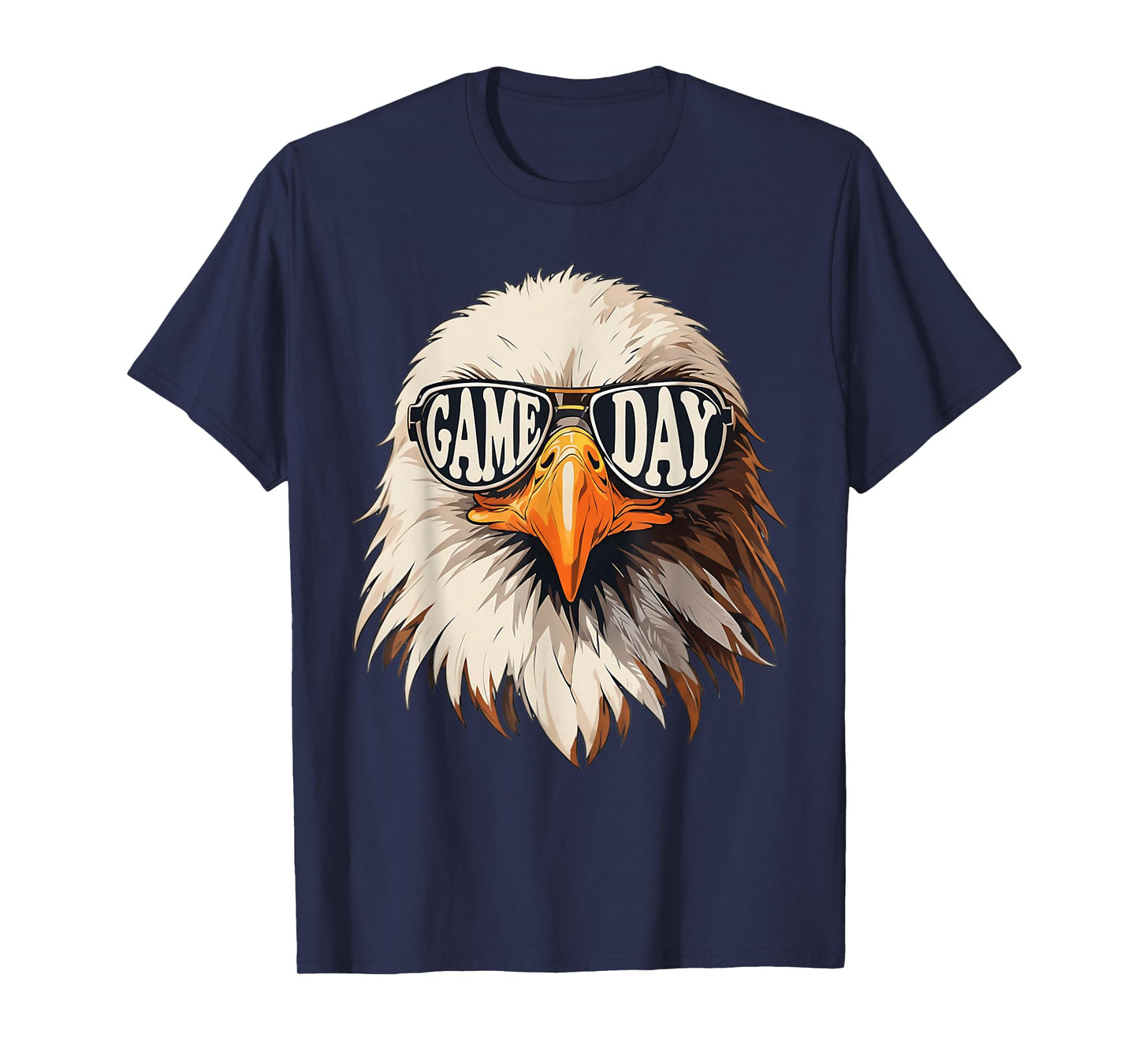 Bald Face Eagle with Sunglasses Women Men Kids Funny Tees T-Shirt