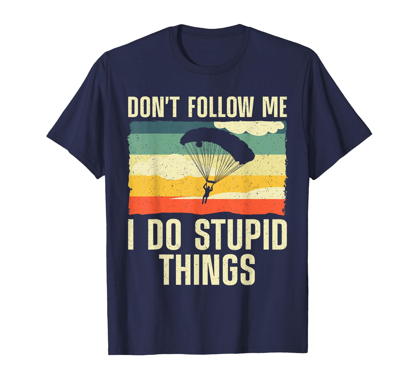 Cool Skydiving Art For Men Women Skydiver Skydive Sky Diving T-Shirt