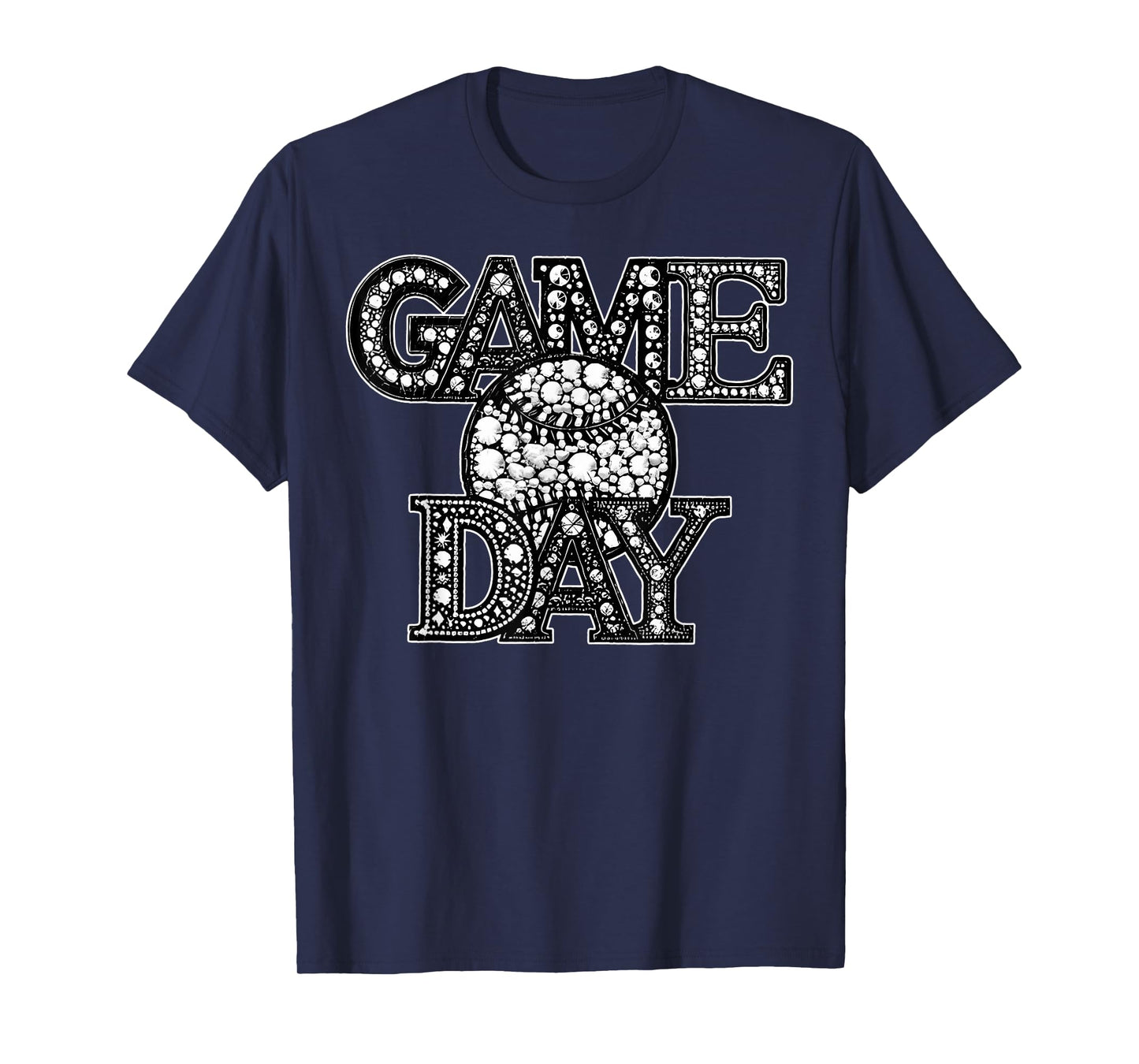 Game Day Basebal Rhinestone Basebal Player Sport Men Women T-Shirt