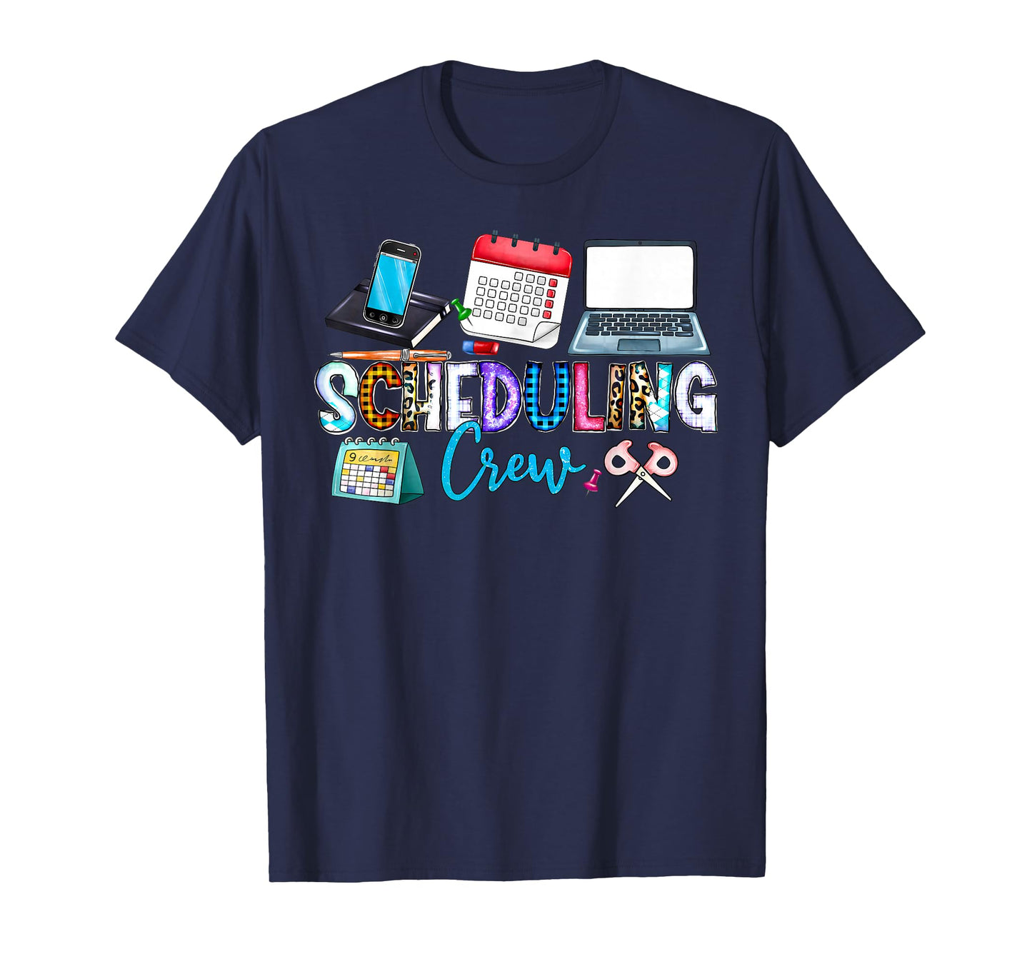 Leopard Scheduling Crew Surgery Nurse Scheduler Coordinator T-Shirt