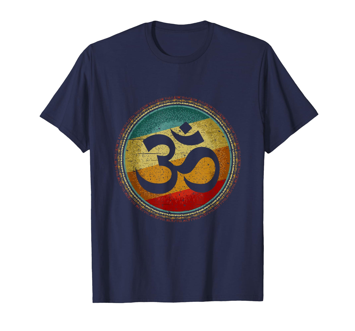 Om Ohm Symbol Retro Vintage 80s Style Meditation Yoga T-Shirt