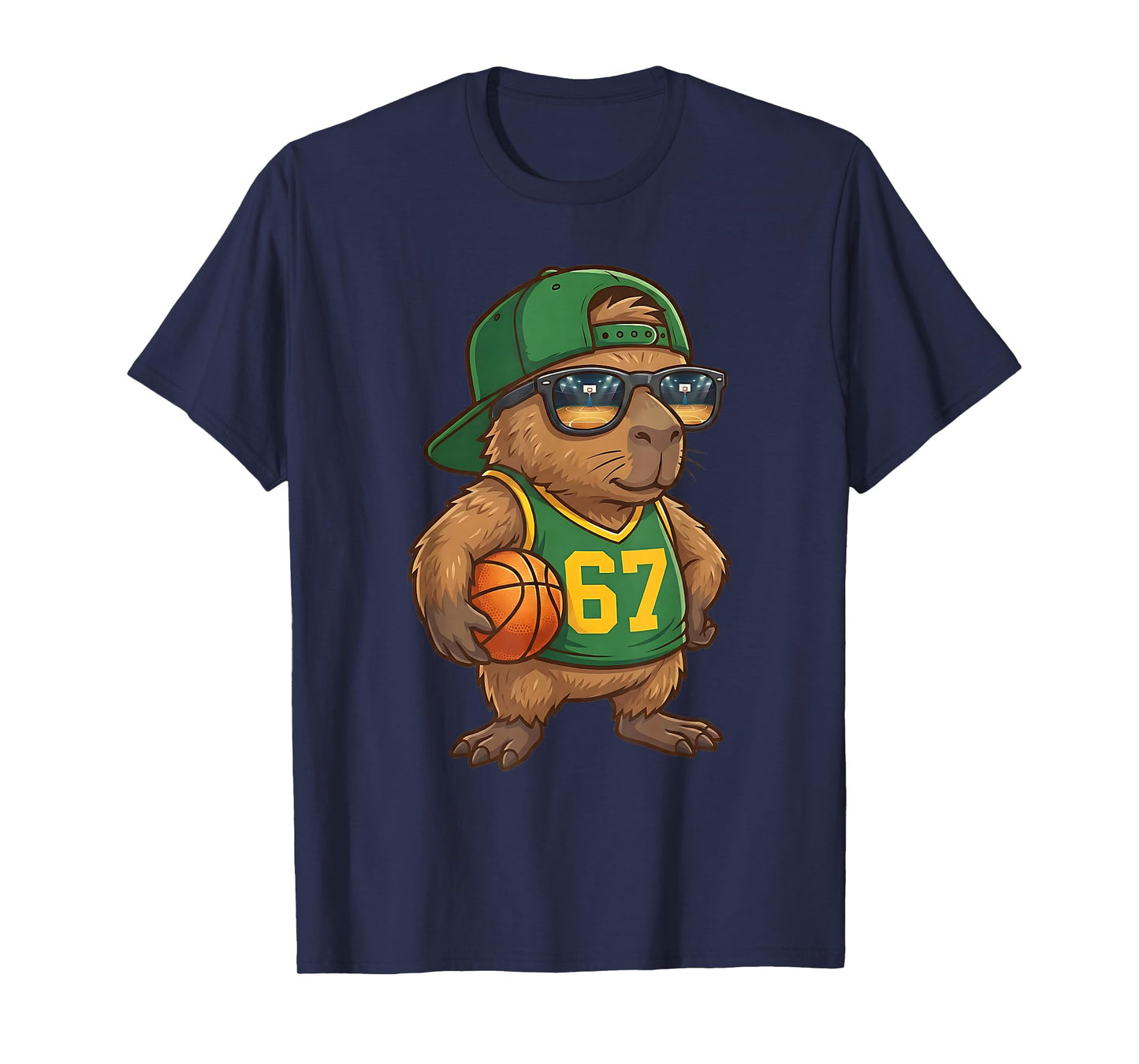 Capybara Basketball 67 Gen Alpha Slang Sports Men Boys Kids T-Shirt