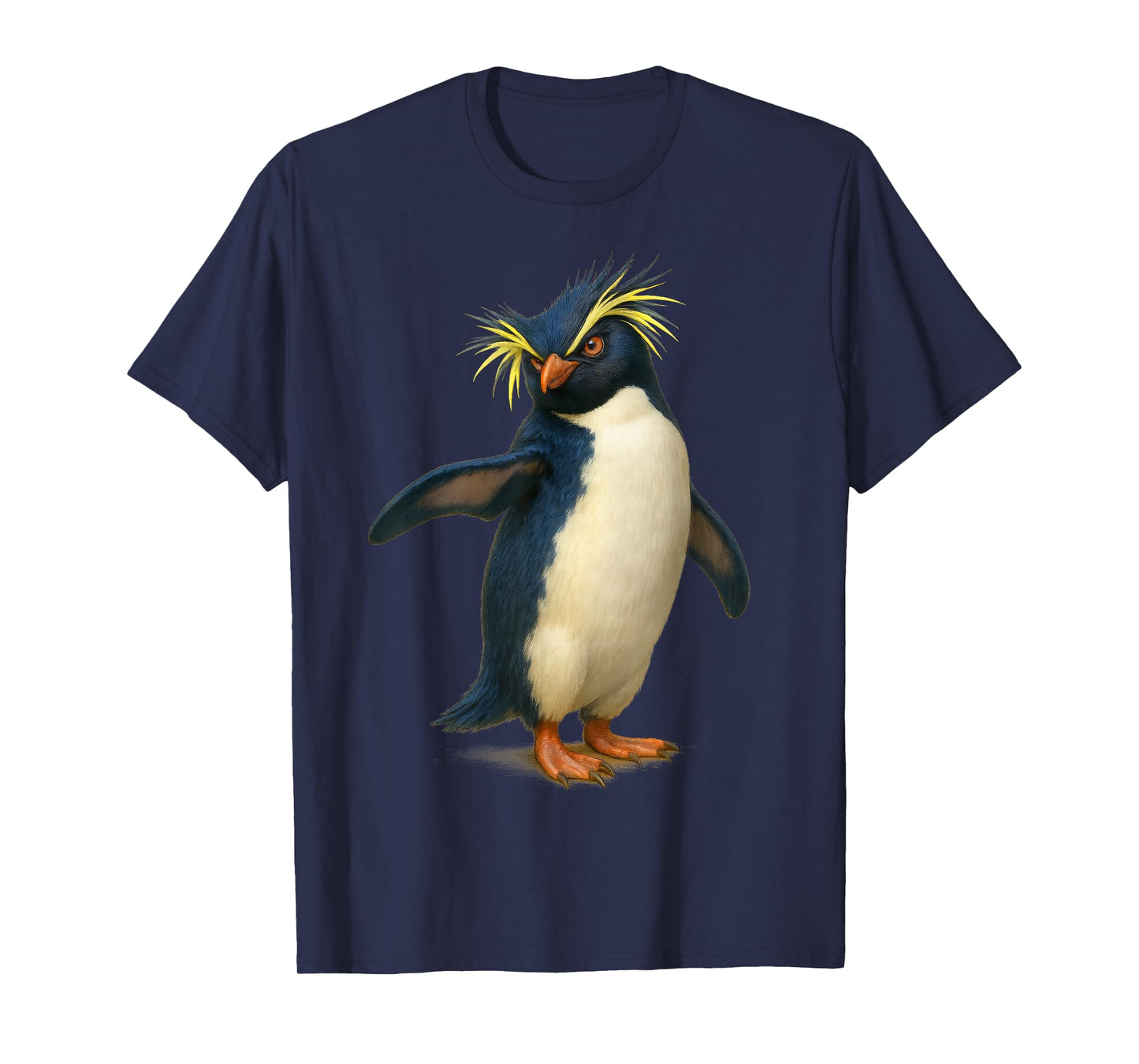 Rockhopper Penguin Illustration for Men Women Kids T-Shirt