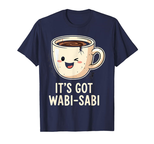Wabi-Sabi Off-Center Charm Humor T-Shirt