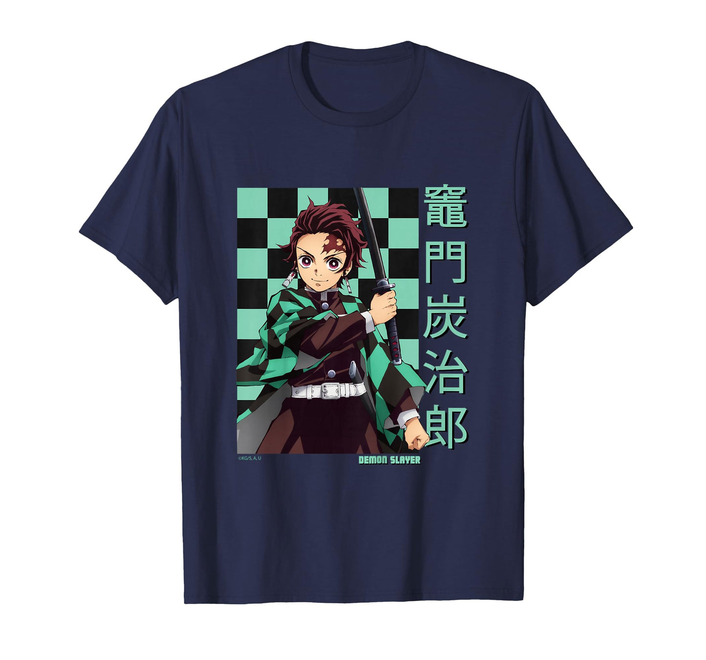 Kids Demon Slayer: Kimetsu no Yaiba Tanjiro Water Breathing Sword T-Shirt