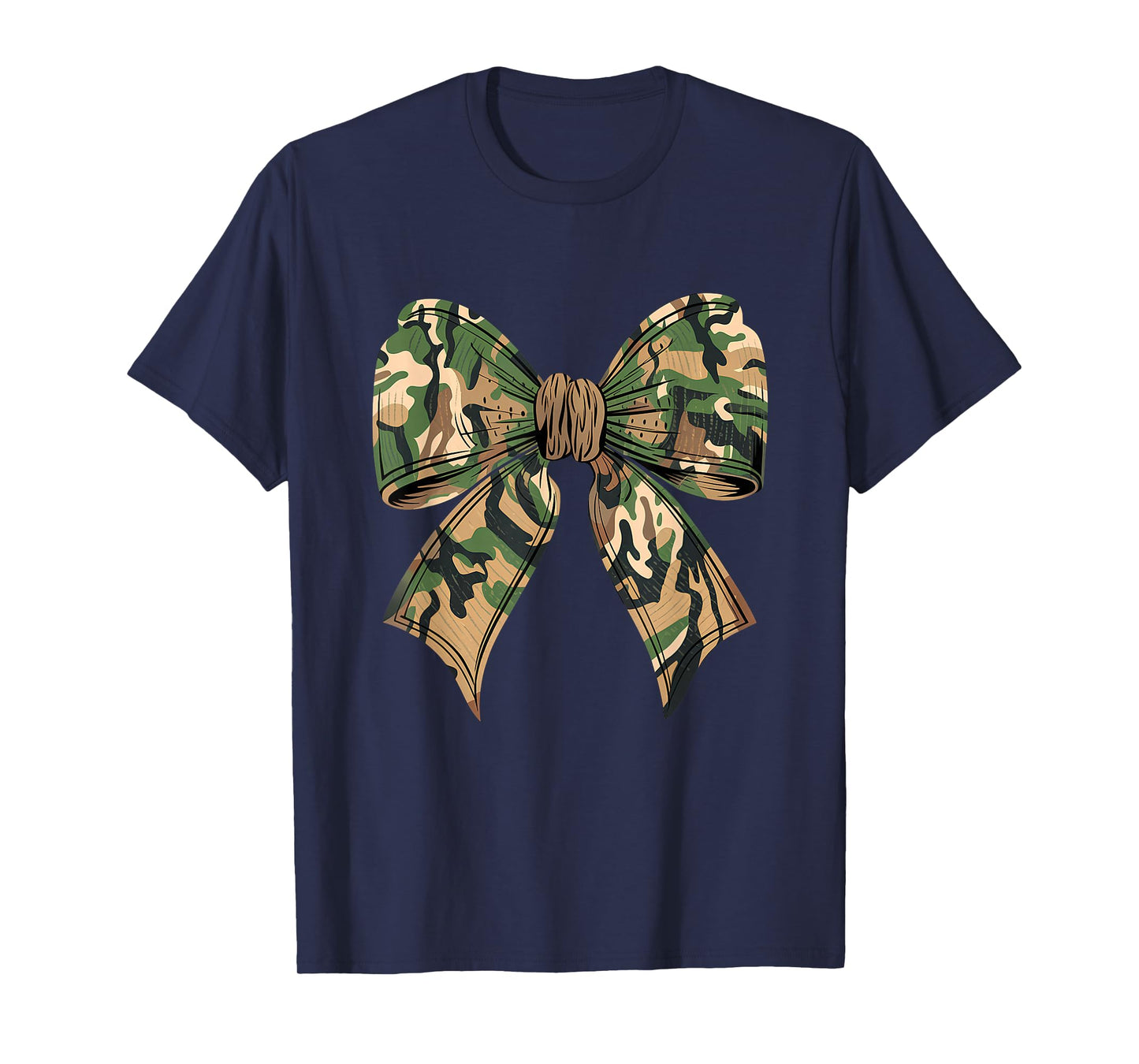 Camo Coquette Bow Hunting Camouflage Old Hunter Womens Girls T-Shirt