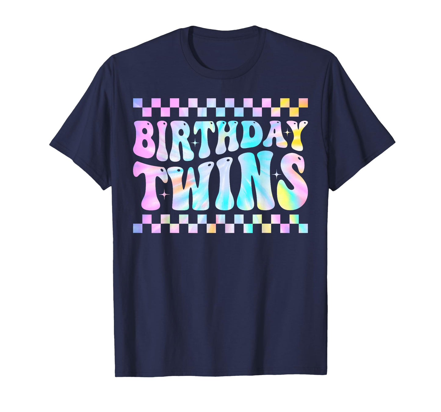 Birthday Twins Retro Matching Twin Birthday Boys Girls T-Shirt