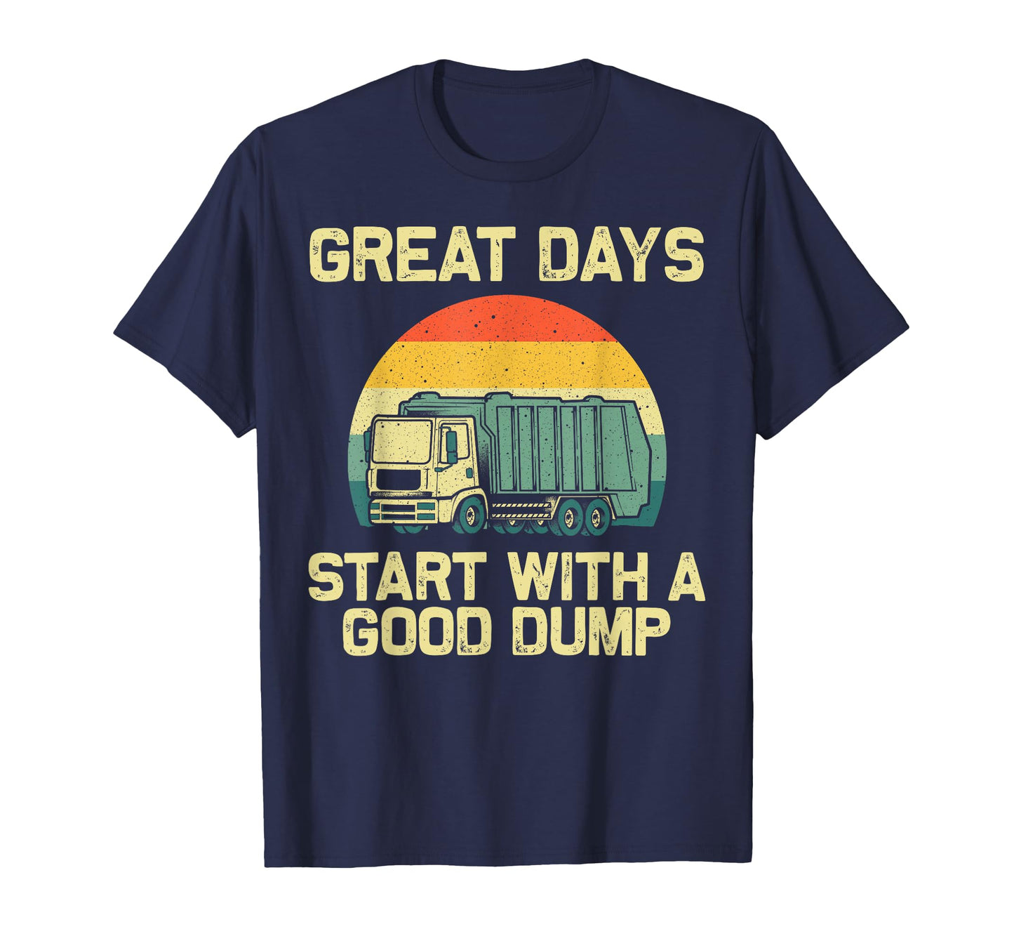Cool Garbage Truck For Men Kids Boys Trash Waste Management T-Shirt