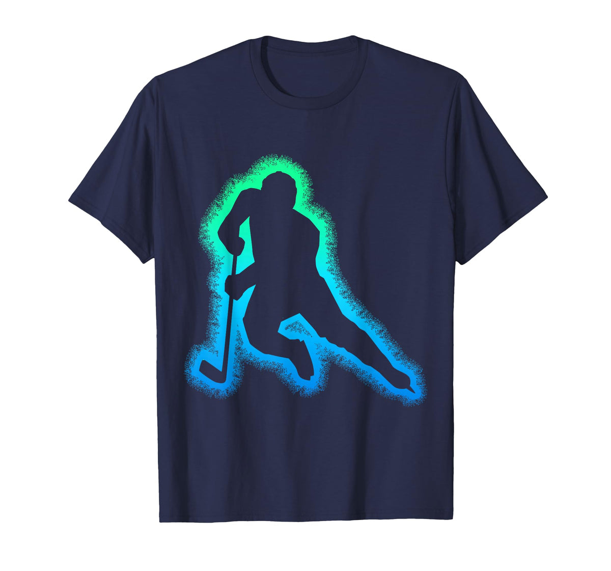 Hockey Ice Hockey Boys Kids Youth T-Shirt, Small, Black