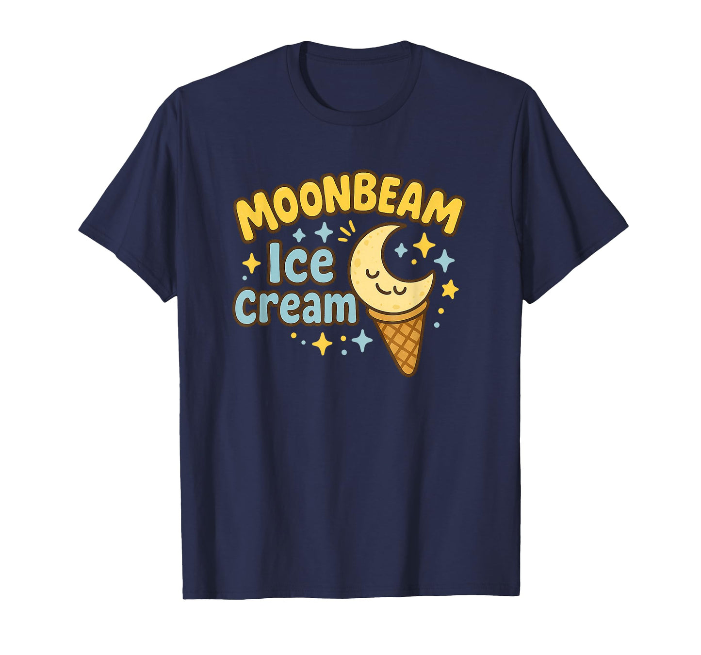 Moonbeam Ice Cream Moon Space Dessert T-Shirt