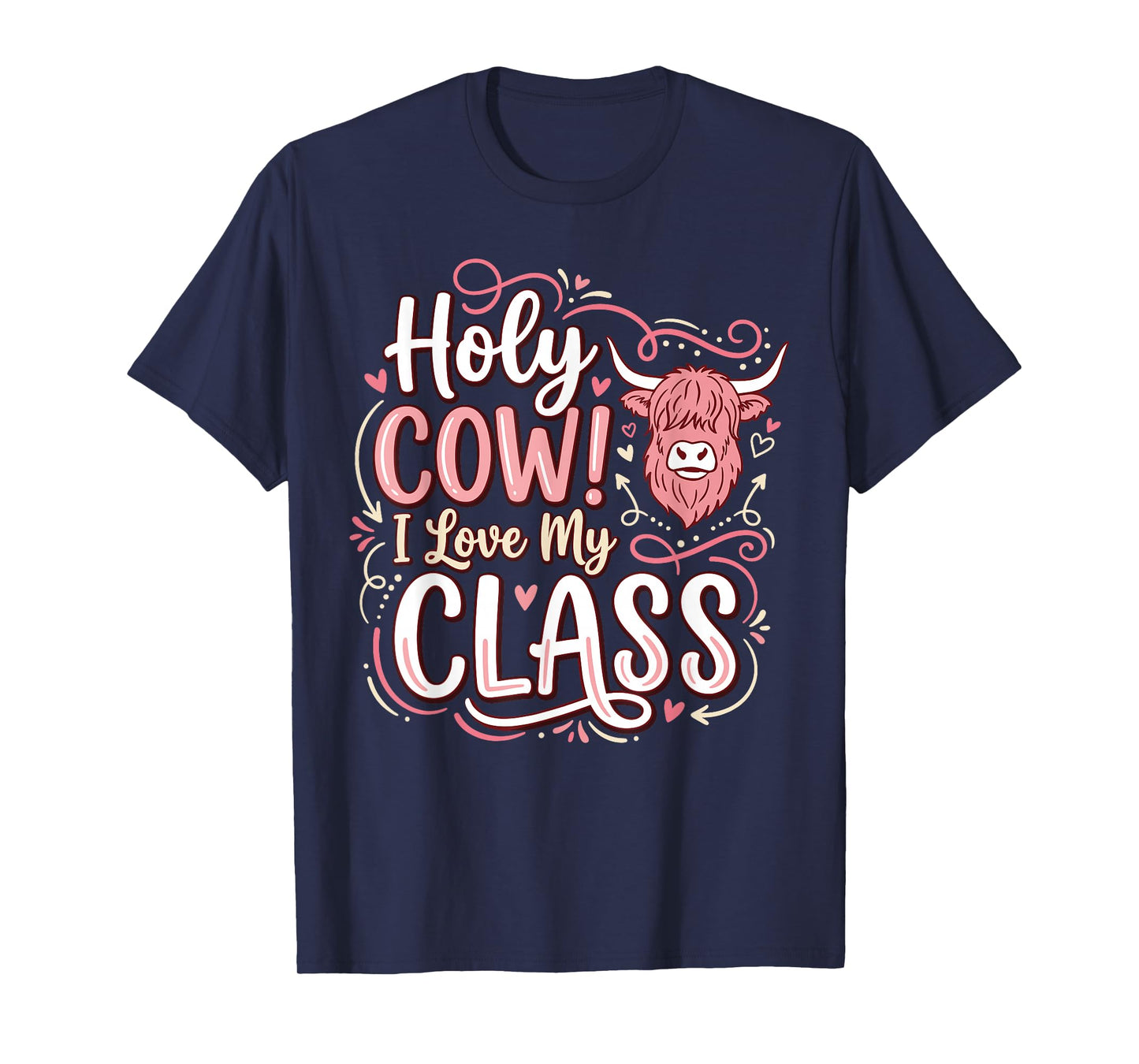 Highland Cow Teacher T-Shirt