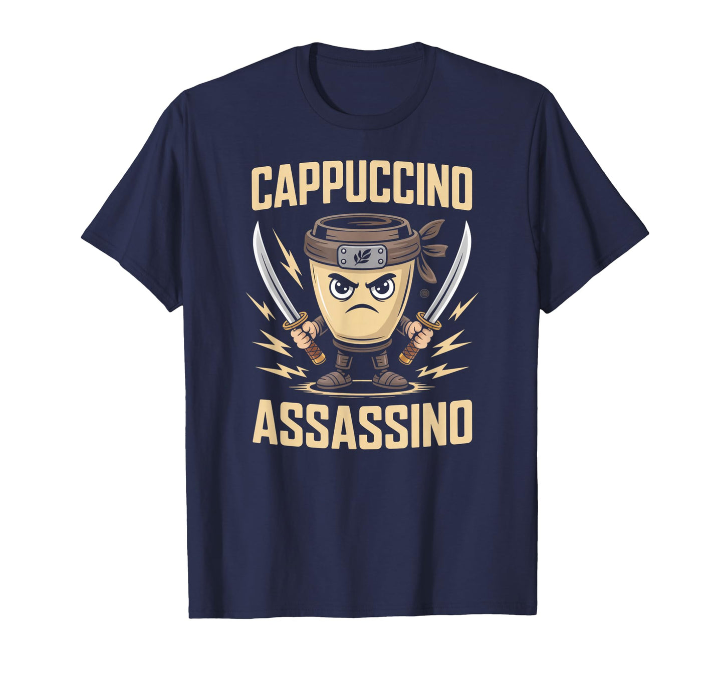 Cappuccino Assassino Italiano Brainrot Ninja Meme T-Shirt