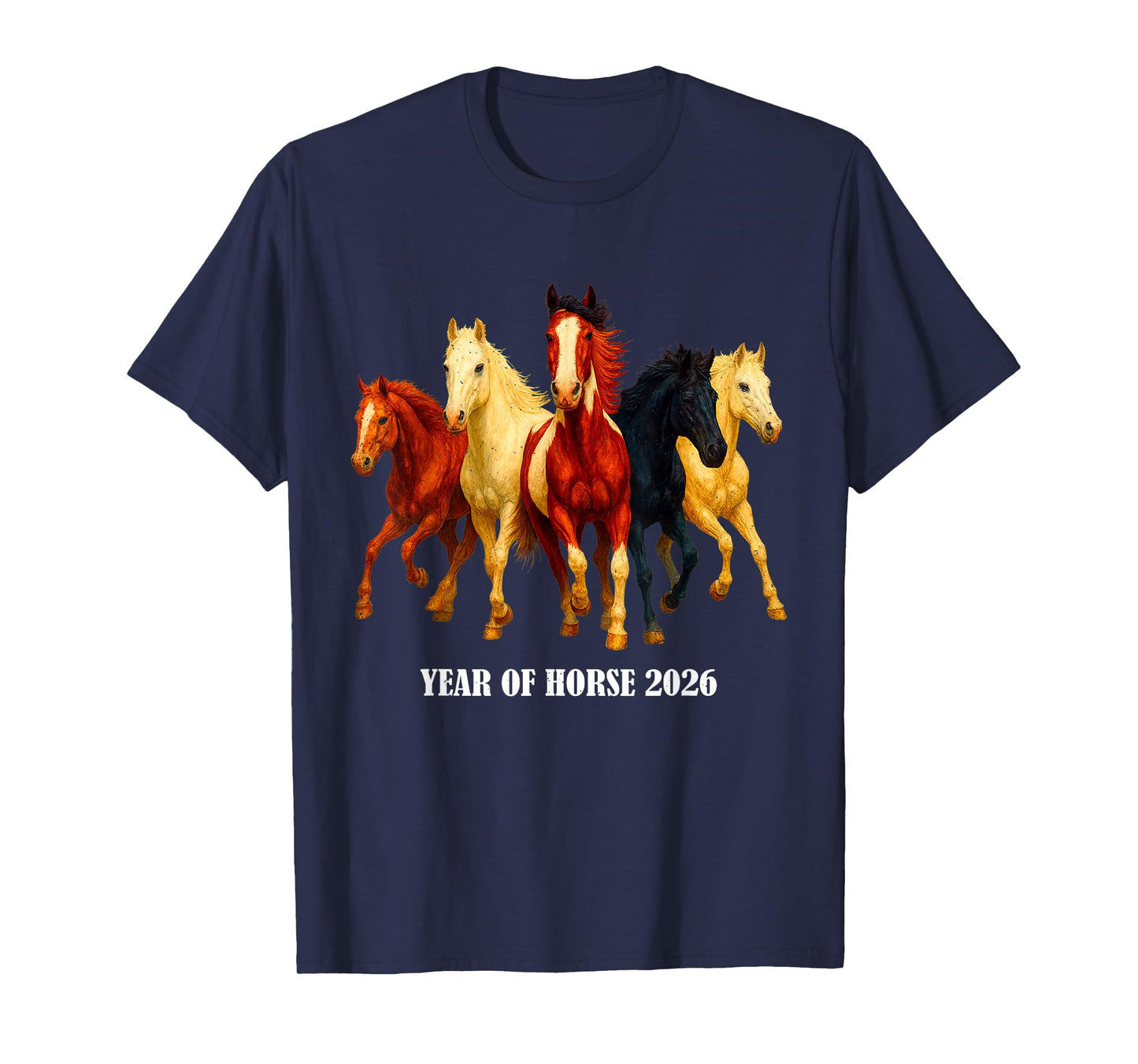 Year of The Horse 2026 Chinese Fire New Year NYE T-Shirt