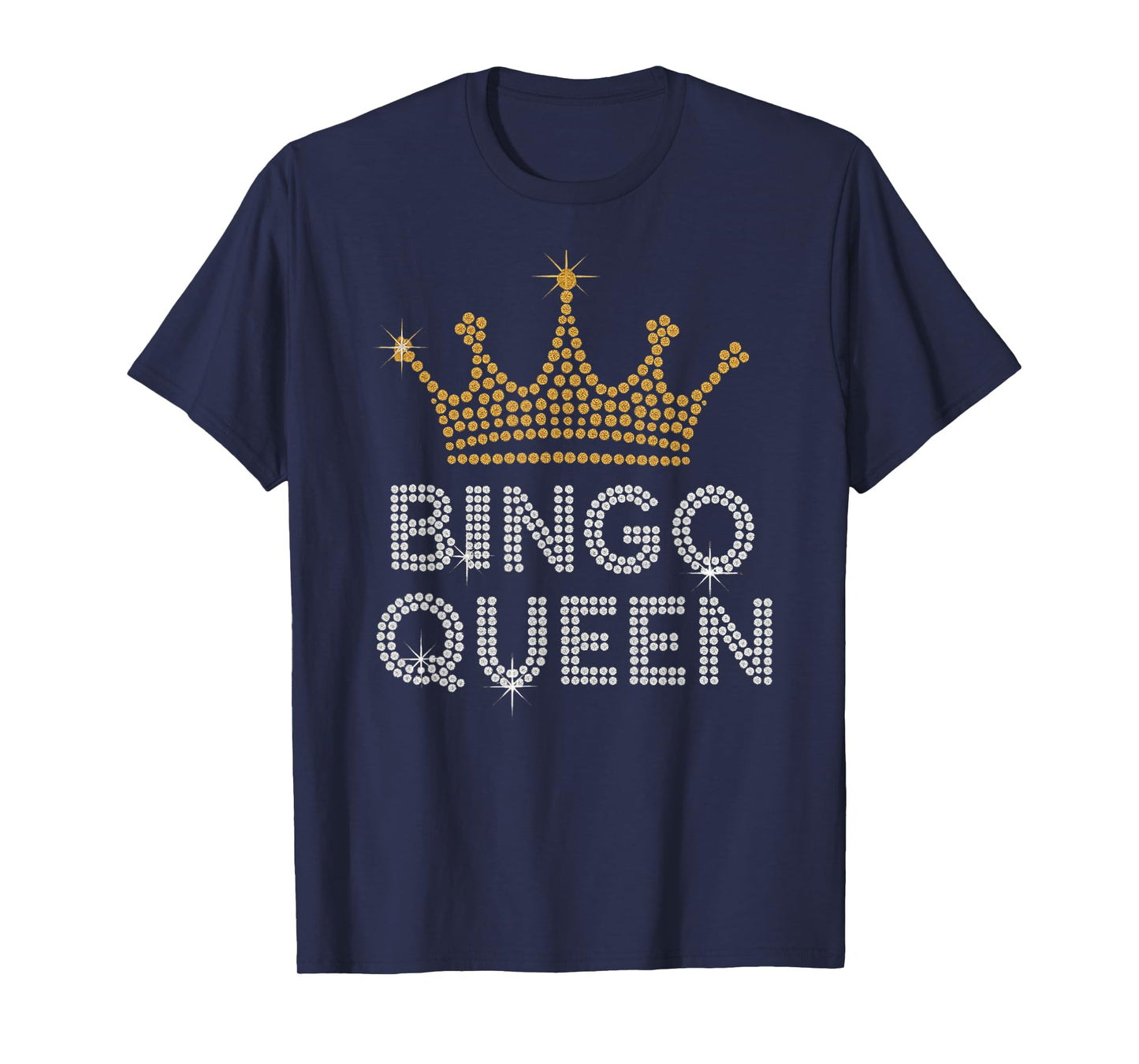 Bingo Queen Bingo Player Game Party Funny Women Girls Cute T-Shirt