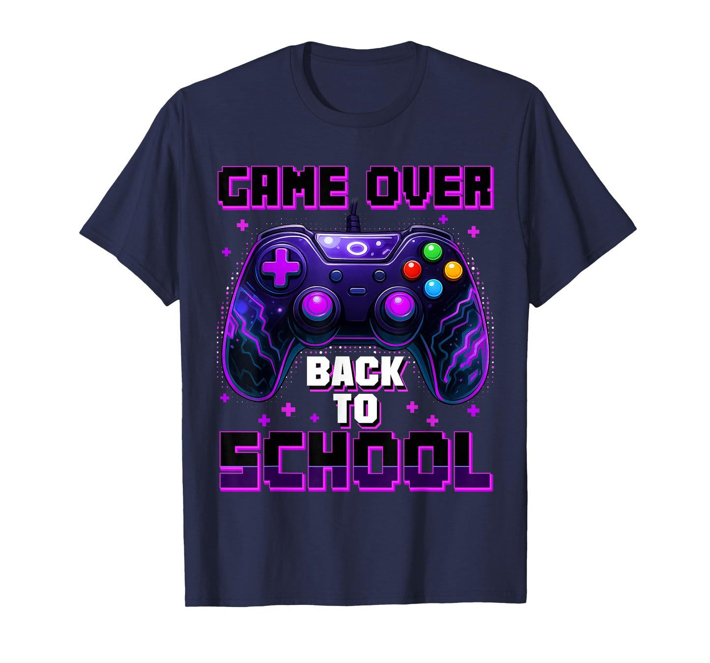 Controller Game Over Back To School First Day Of School Boys T-Shirt