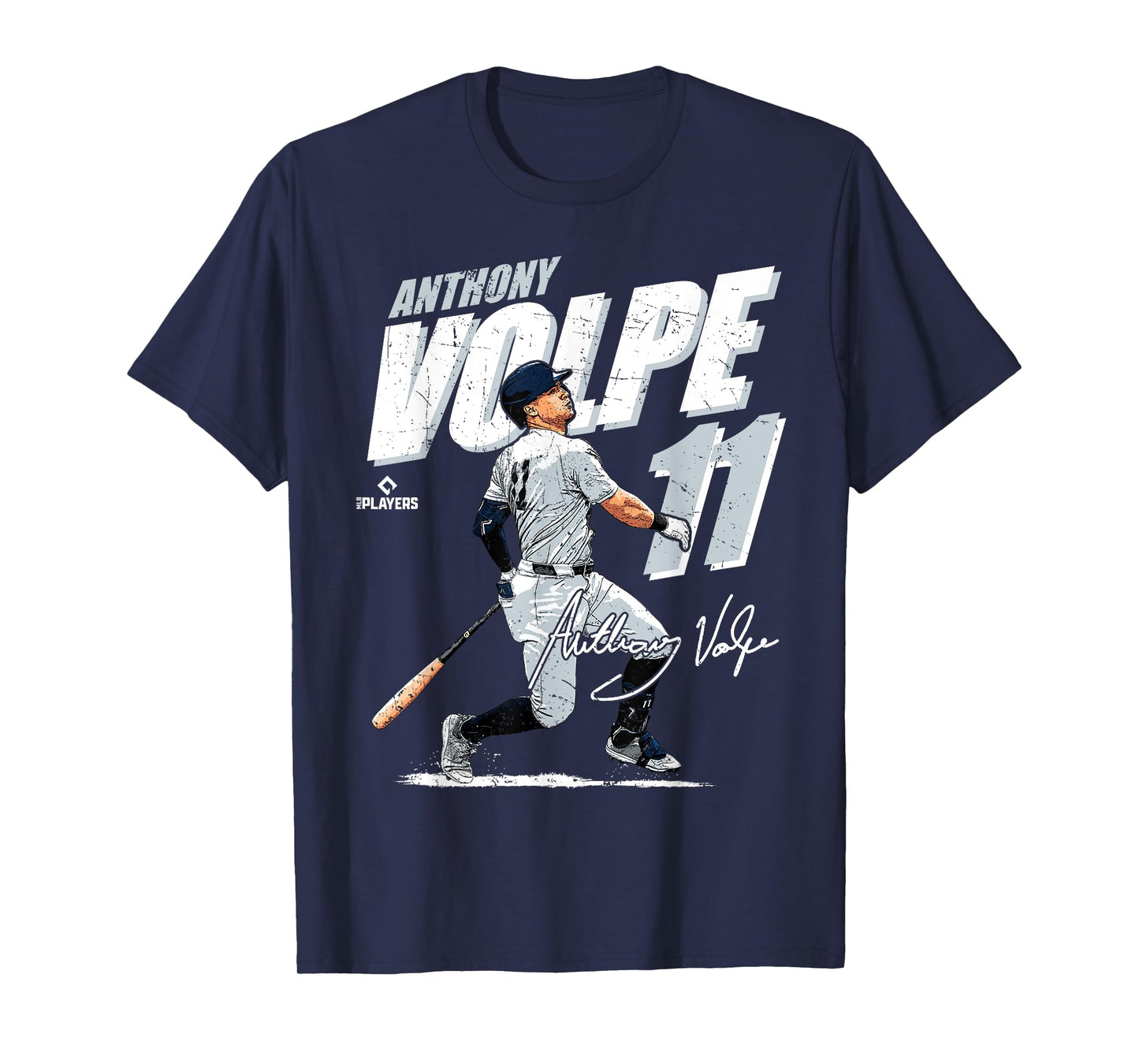 Anthony Volpe | New York Y MLB Baseball Players | MLBAVO204M T-Shirt