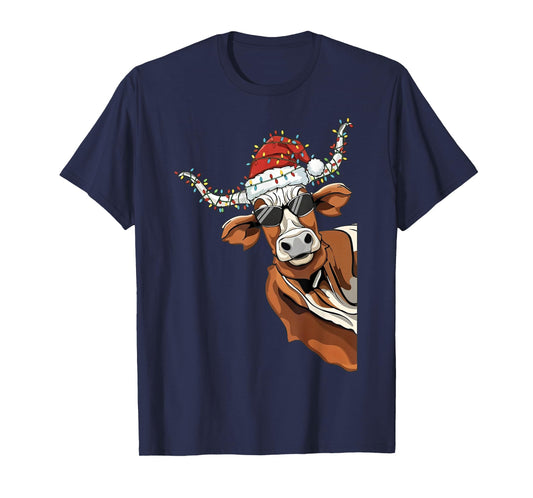 Funny Longhorn Cow Name Pride Gift for Men Women Kid Girl T-Shirt