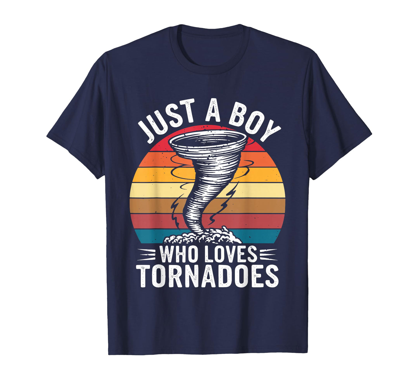 Just A Boy Who Loves Tornadoes Shirt Kids Toddler Boy T-Shirt
