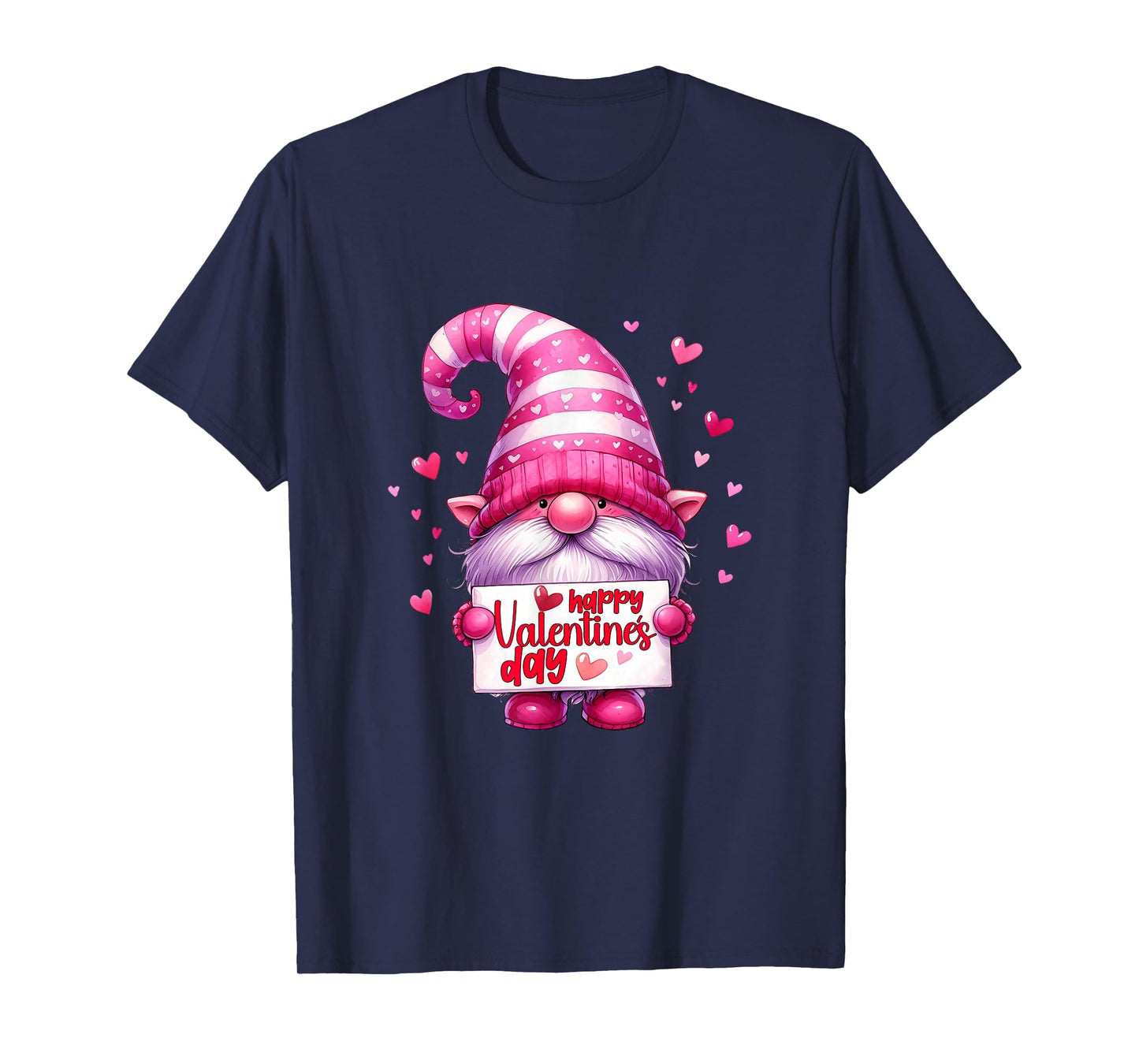 Happy Valentine's Day Gnomes Love Heart T-Shirt