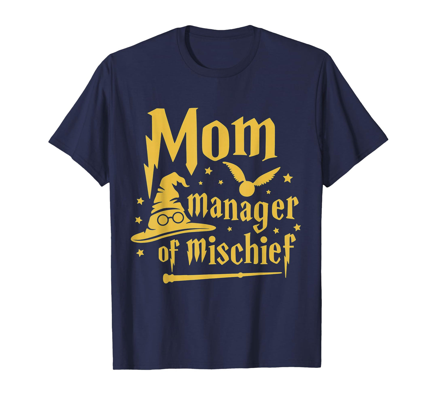Magical Mom Manager of Mischief Birthday Family Matching T-Shirt